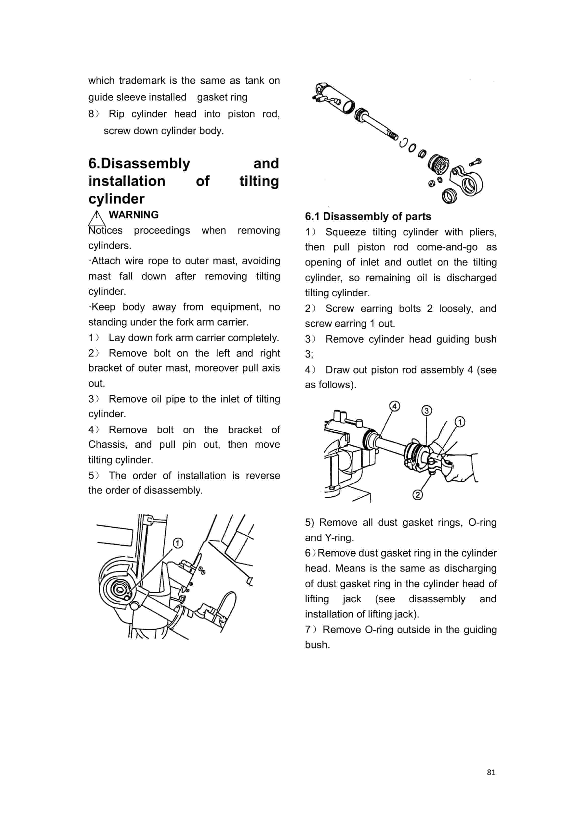 Hangcha 4t-5t X Series Internal Combustion Counterbalanced Forklift Truck Service Manual-5