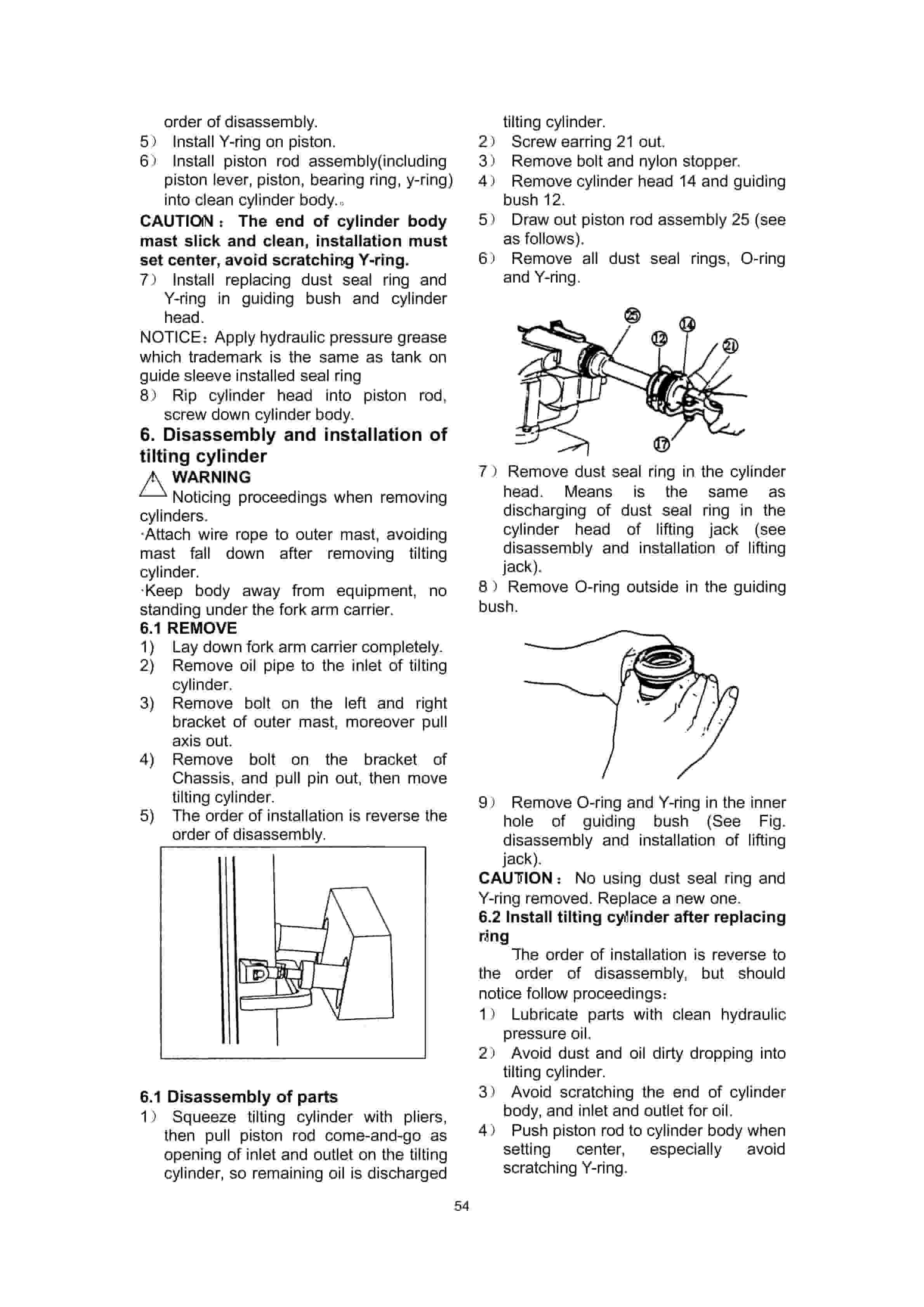 Hangcha 5t-10t A Series Internal Combustion Counterbalance Forklift Truck Service Manual-4