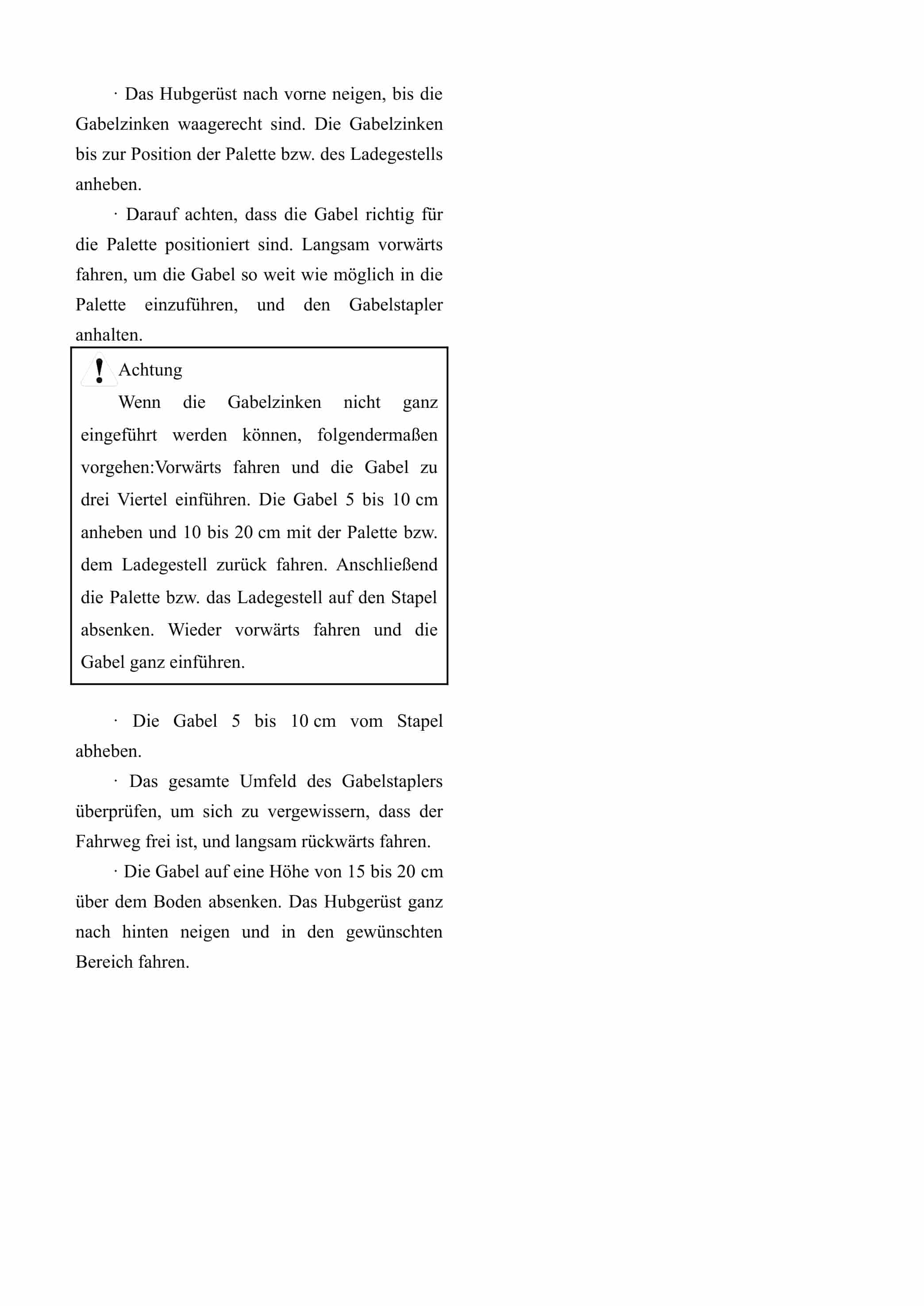 Hangcha 5t-10t Internal Combustion Counterbalanced Forklift Truck Operation and Maintenance Manual DE-2