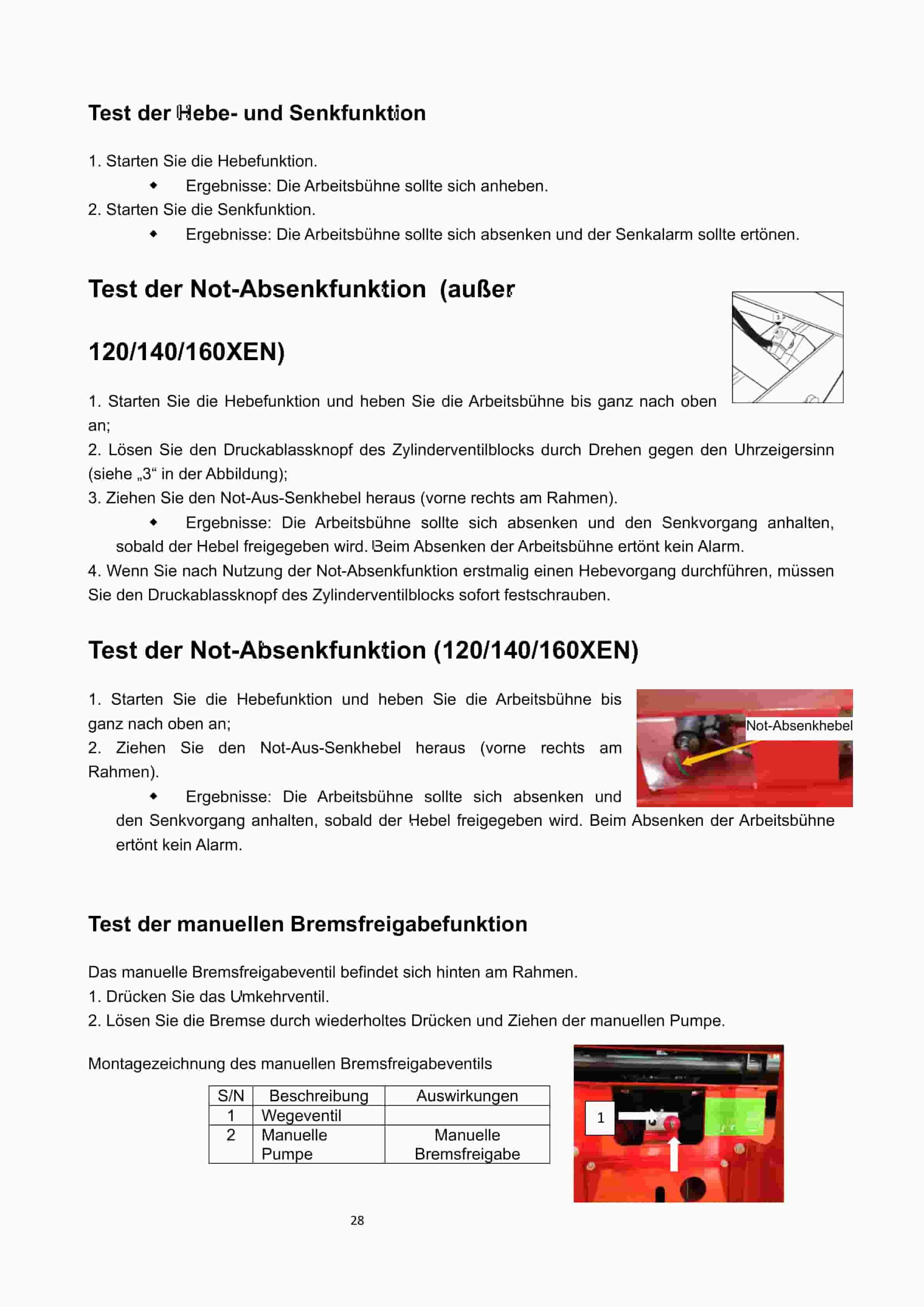 Hangcha 65XEN to 160XEN Scissor Lift User Manual DE-4