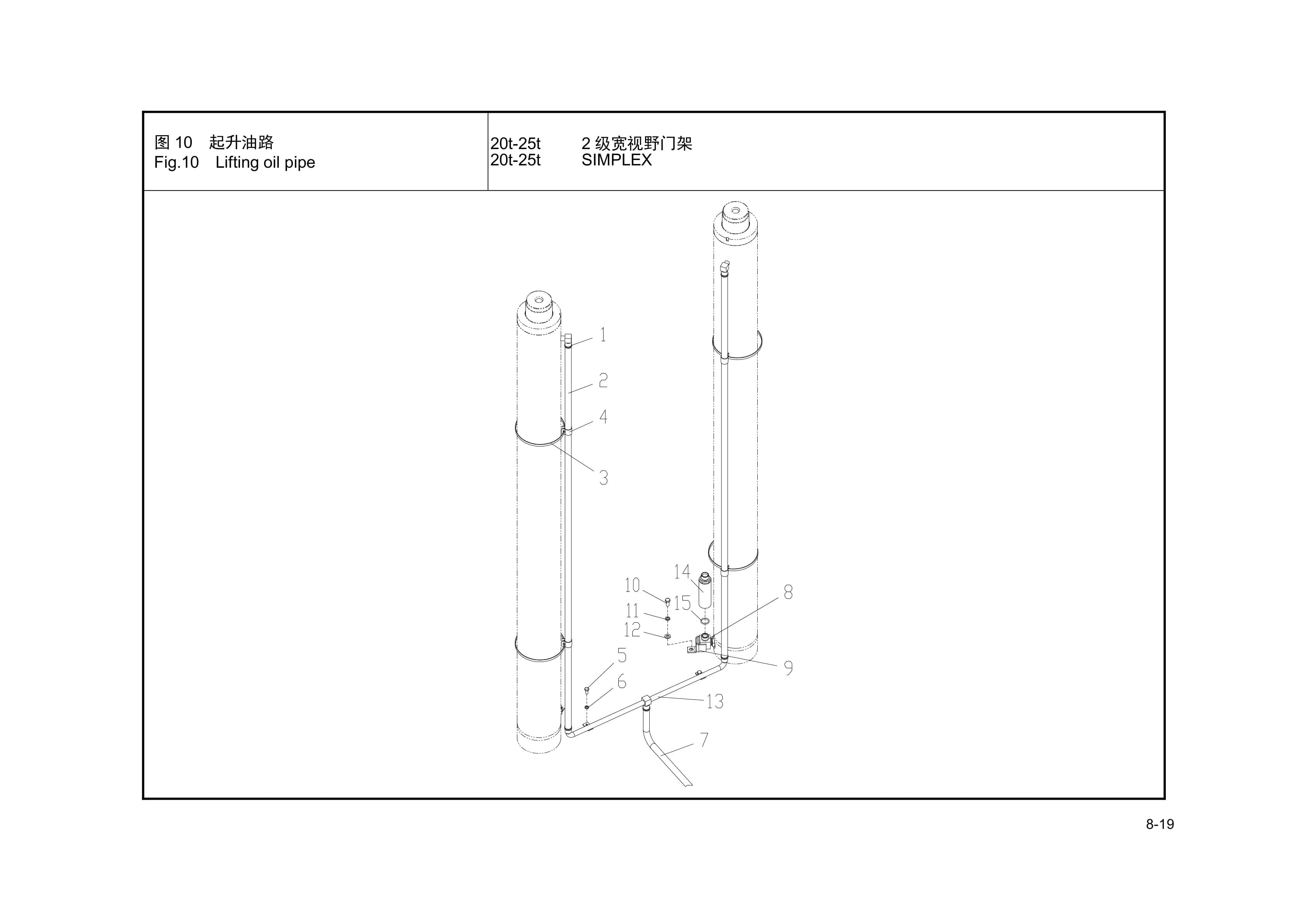 Hangcha A Series 20t-32t Internal Combustion Counterbalanced Forklift Truck Parts Catalog-5