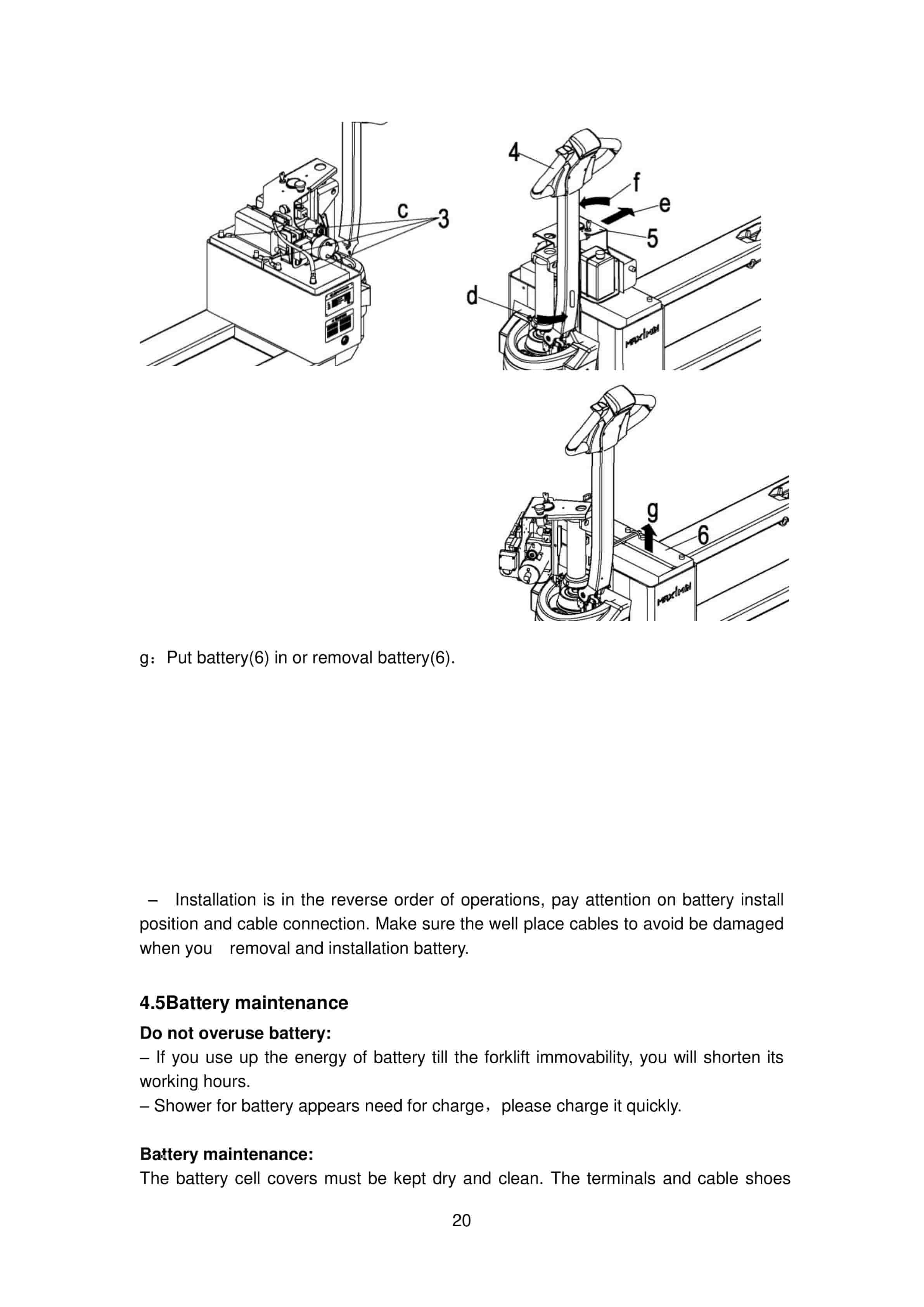 Hangcha CBD15-EM Electric Pallet Truck Operation and Maintenance Manual-3