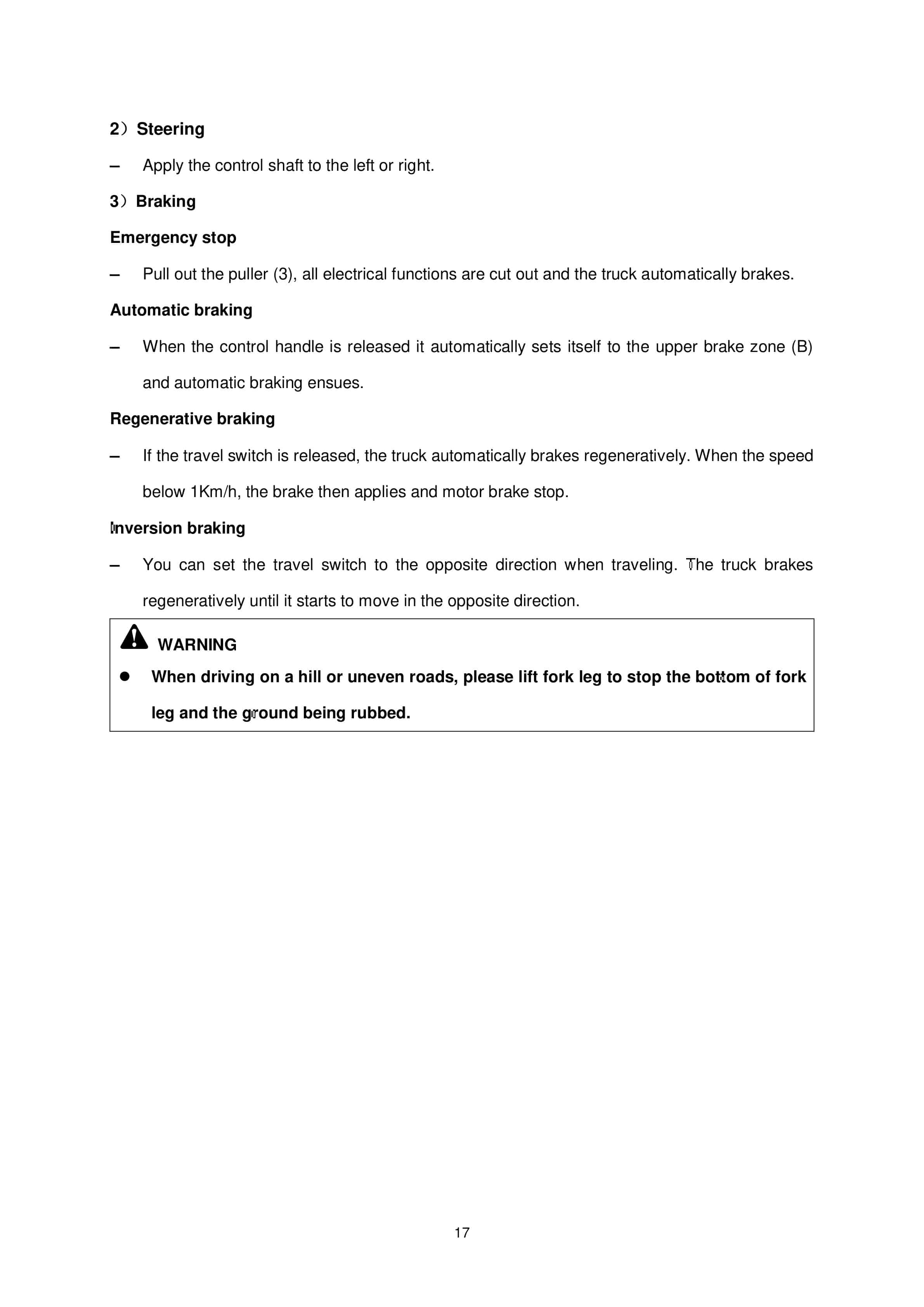 Hangcha CBD15-W-SE, CBD18-W-SE Operation and Maintenance Manual-2