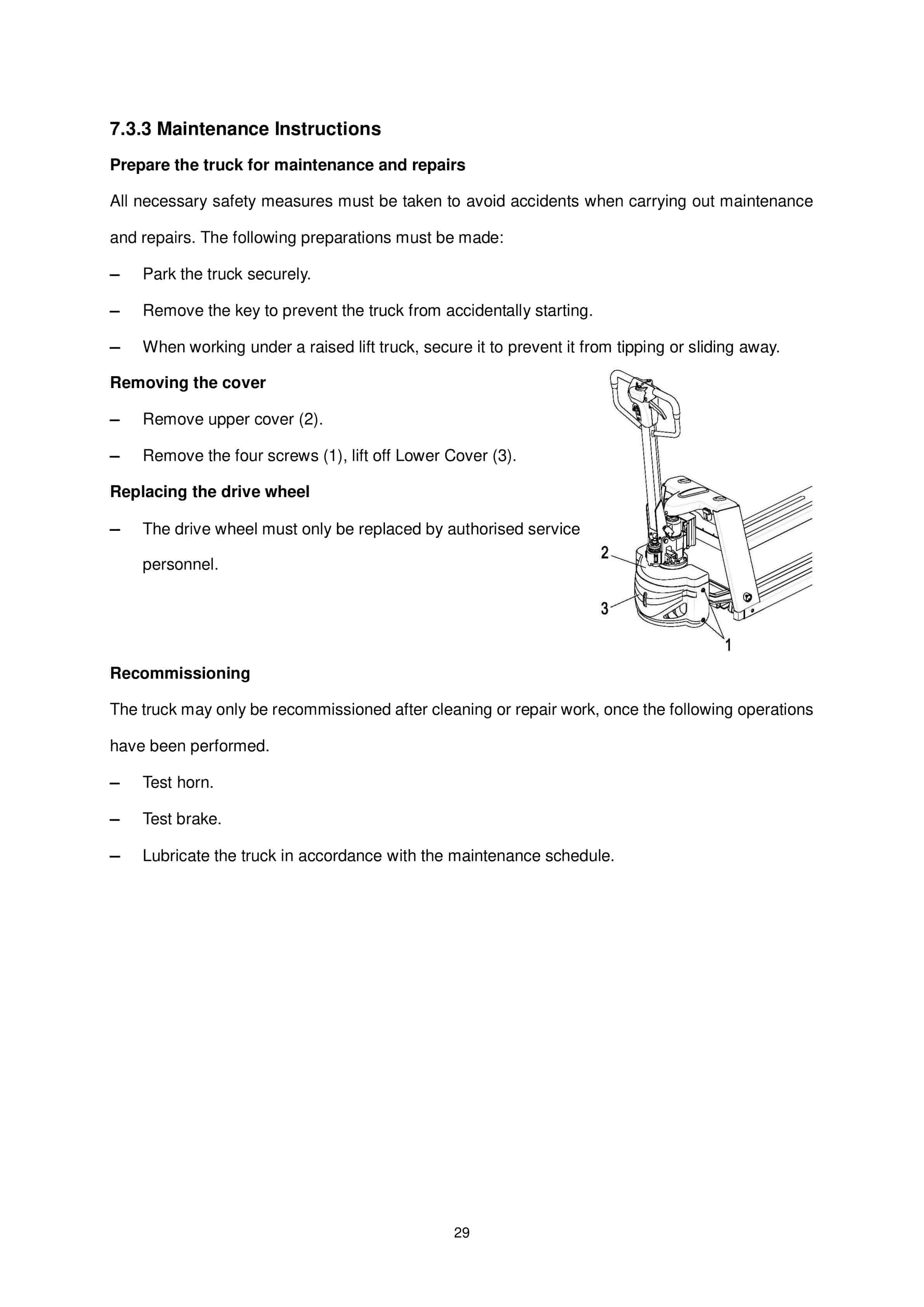 Hangcha CBD15-W-SE, CBD18-W-SE Operation and Maintenance Manual-5