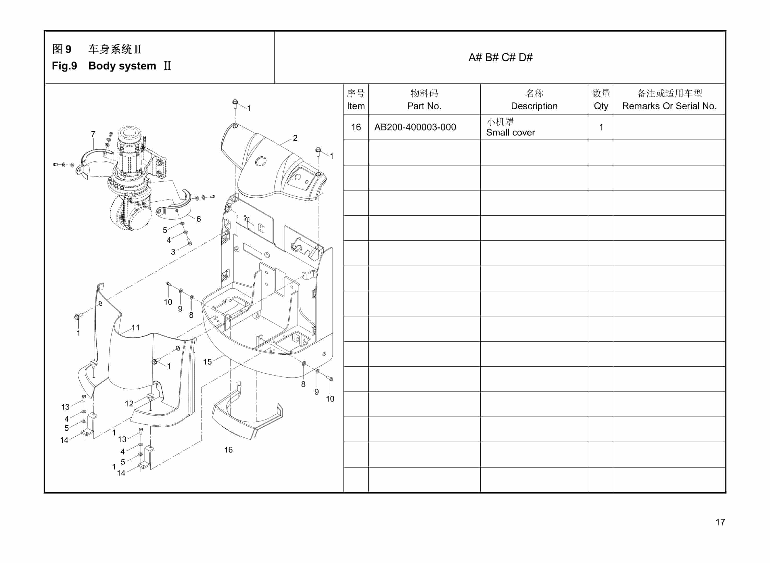 Hangcha CBD20-AC1-L to CBD20-AC2-LI Parts Catalog 2 Hangcha CBD20-AC1-L to CBD20-AC2-LI Parts Catalog-2