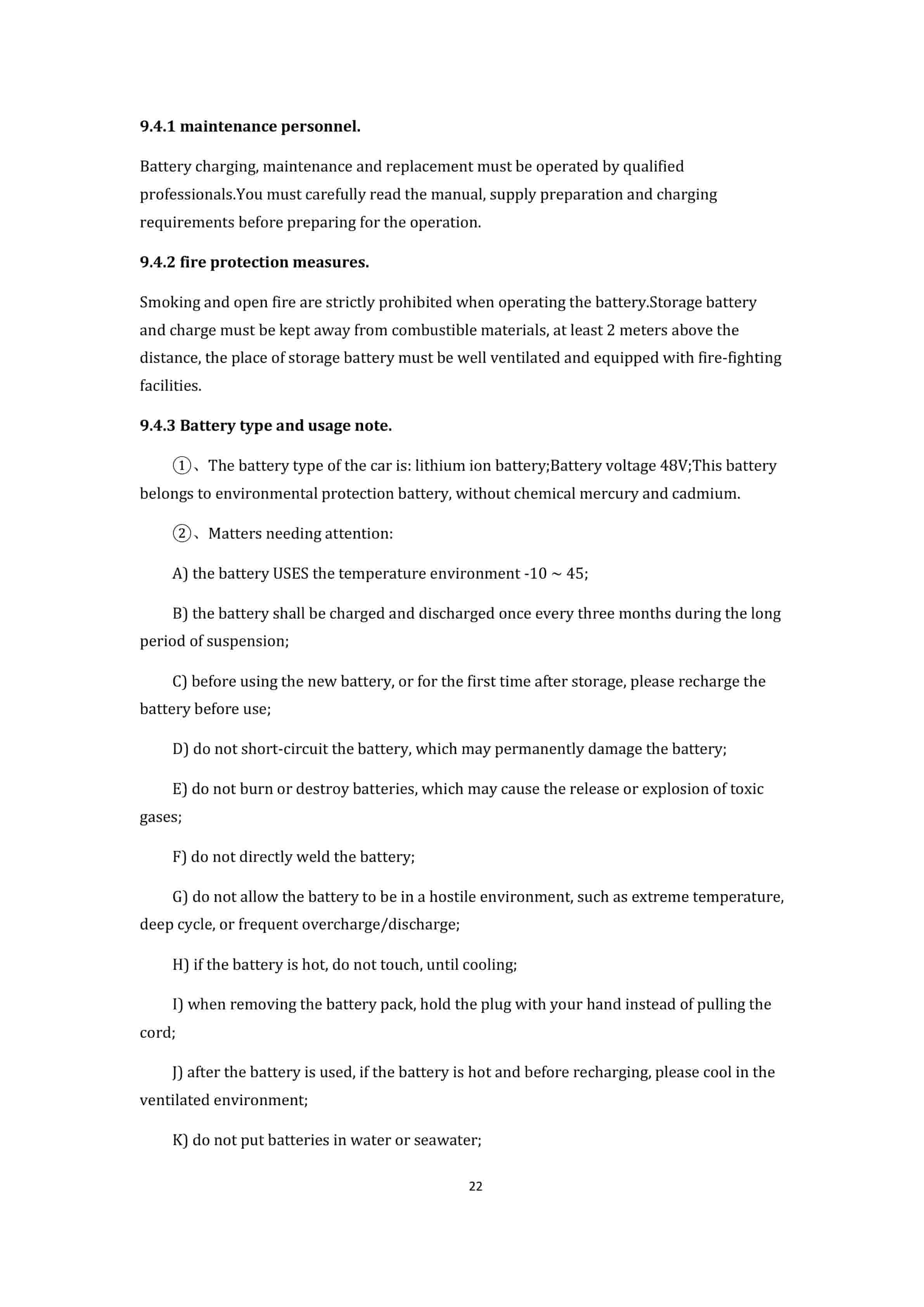 Hangcha CBD20-JSM Electric Pallet Truck Operation and Maintenance Manual-3