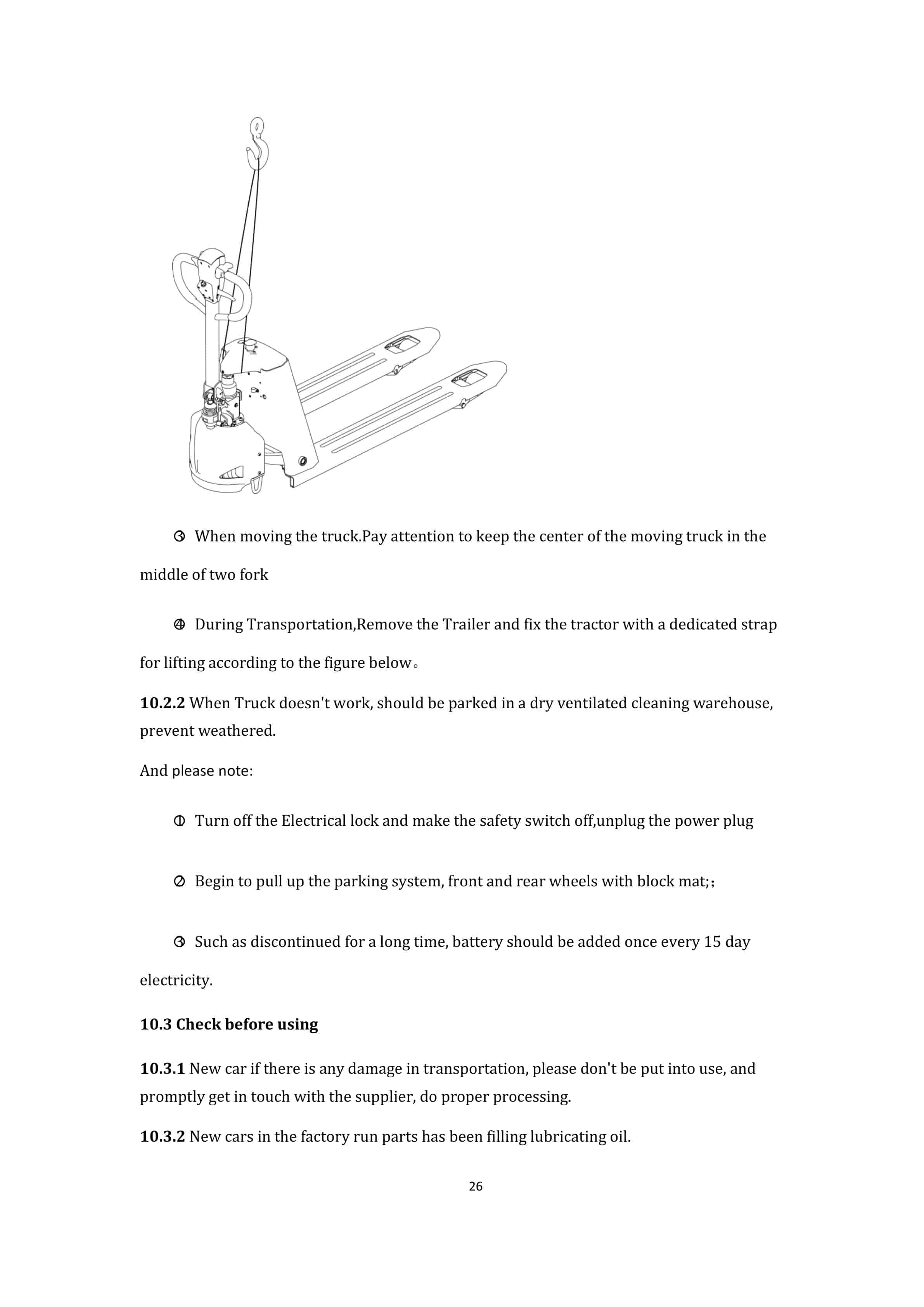 Hangcha CBD20-JSM Electric Pallet Truck Operation and Maintenance Manual-5