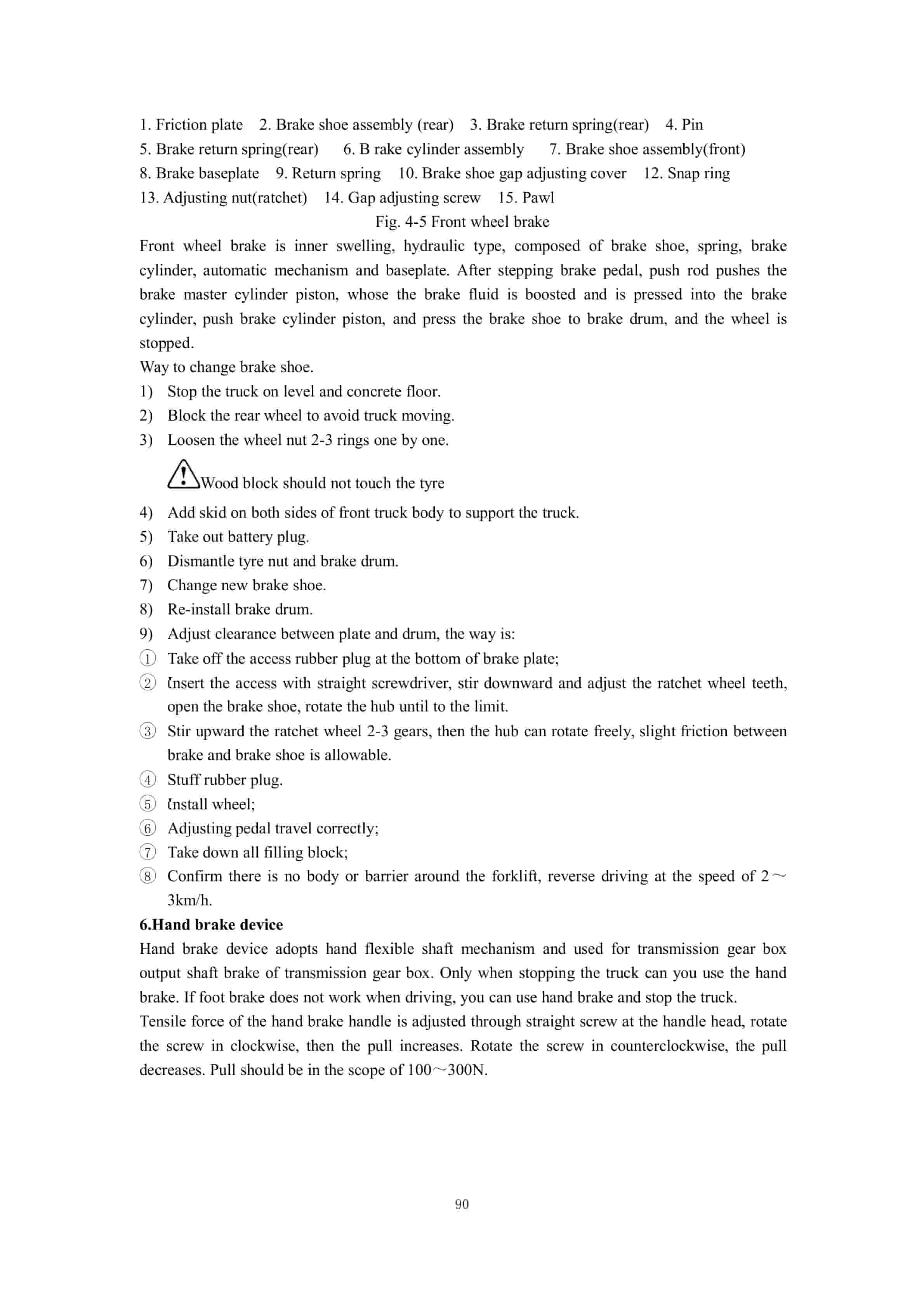 Hangcha CCCD30-G52 to CCCD60-W34-15 Maintenance Manual-4