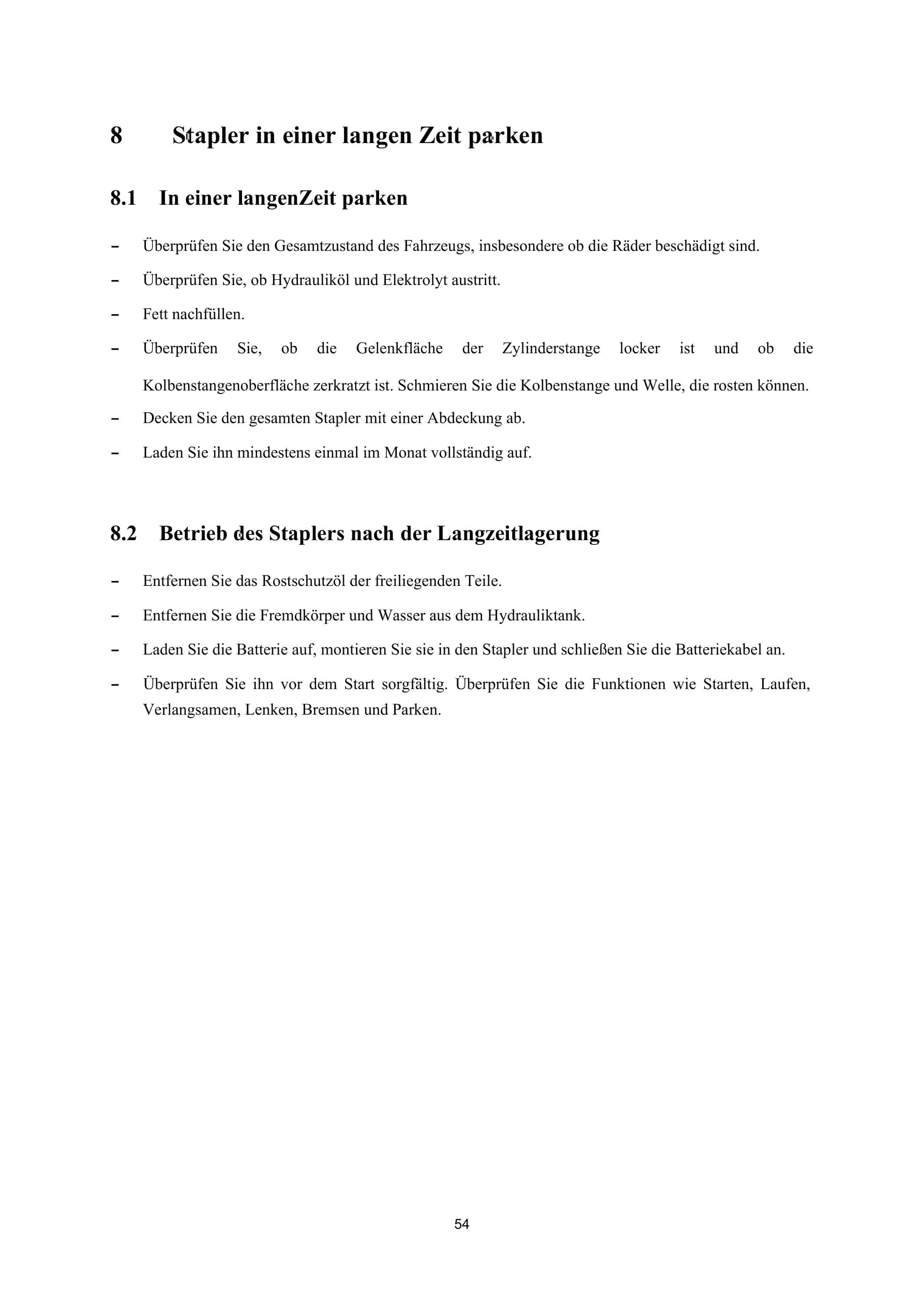 Hangcha CDD10-AMC1 to CTD12-AMC1-SZ Operation and Maintenance Manual DE-2