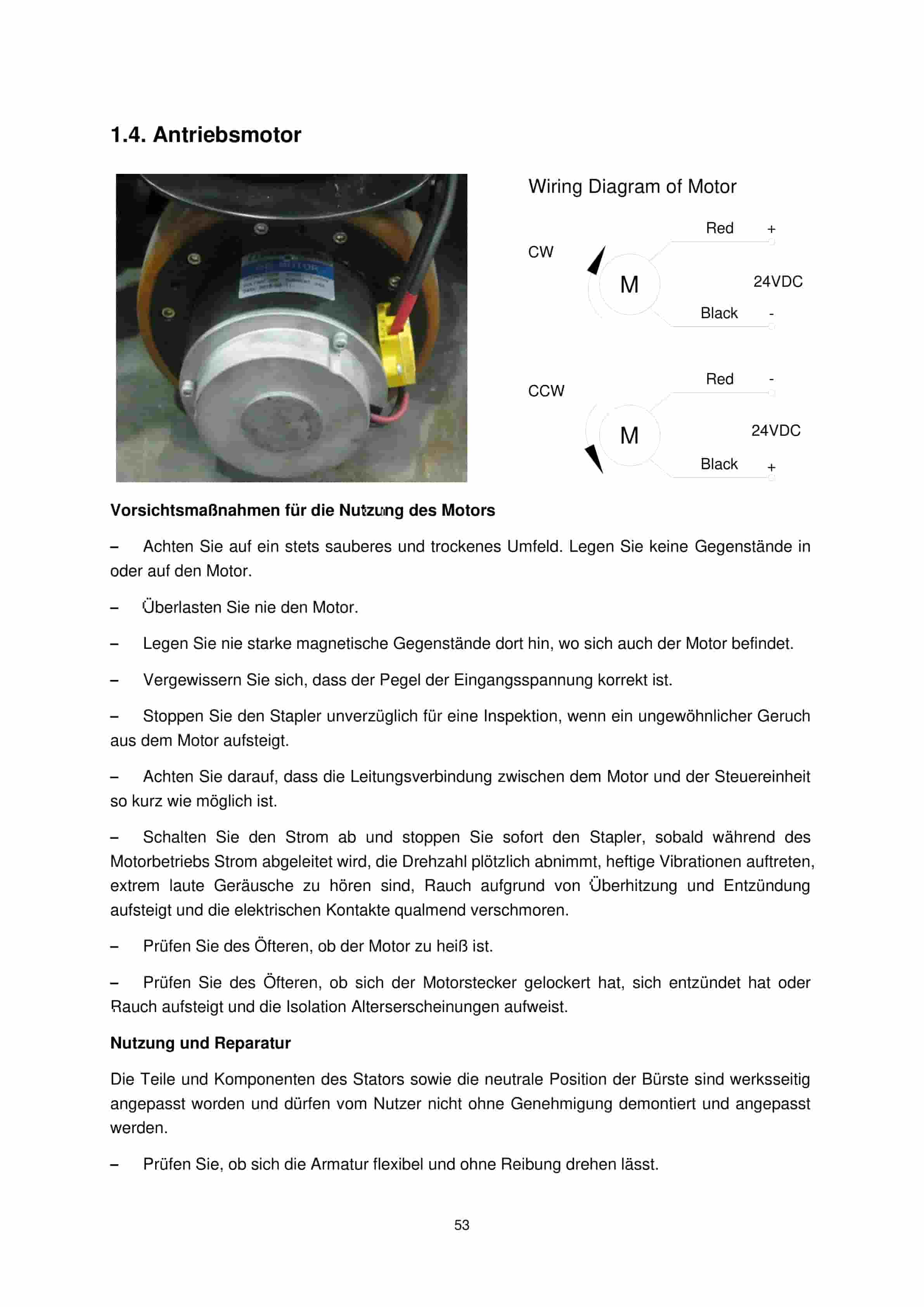 Hangcha CDD12-A2MA-SZ to CTD15-A2MJ-ISZ Operation and Maintenance Manual DE-3
