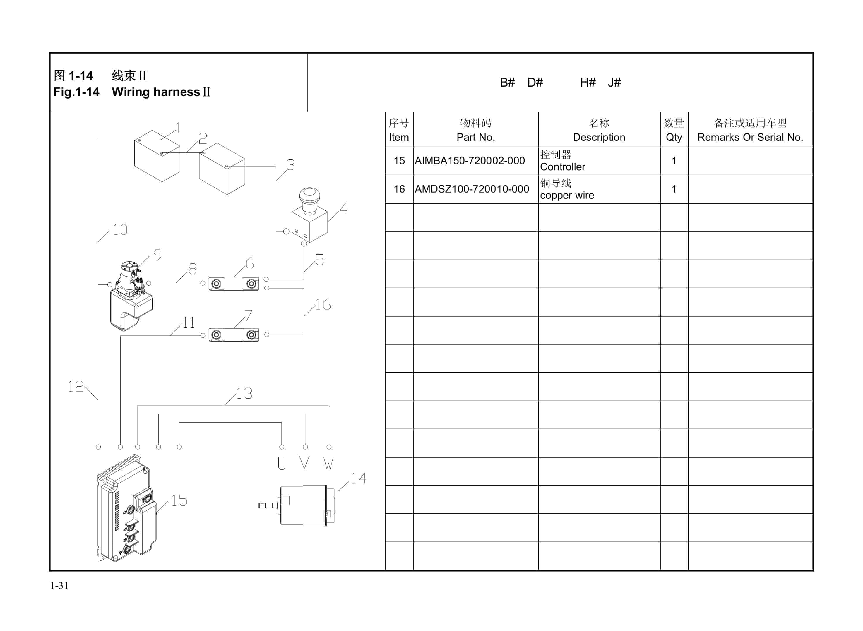 Hangcha CDD12-A2MJ-SZ to CTD15-A2MJ-SZD Parts Catalog-4