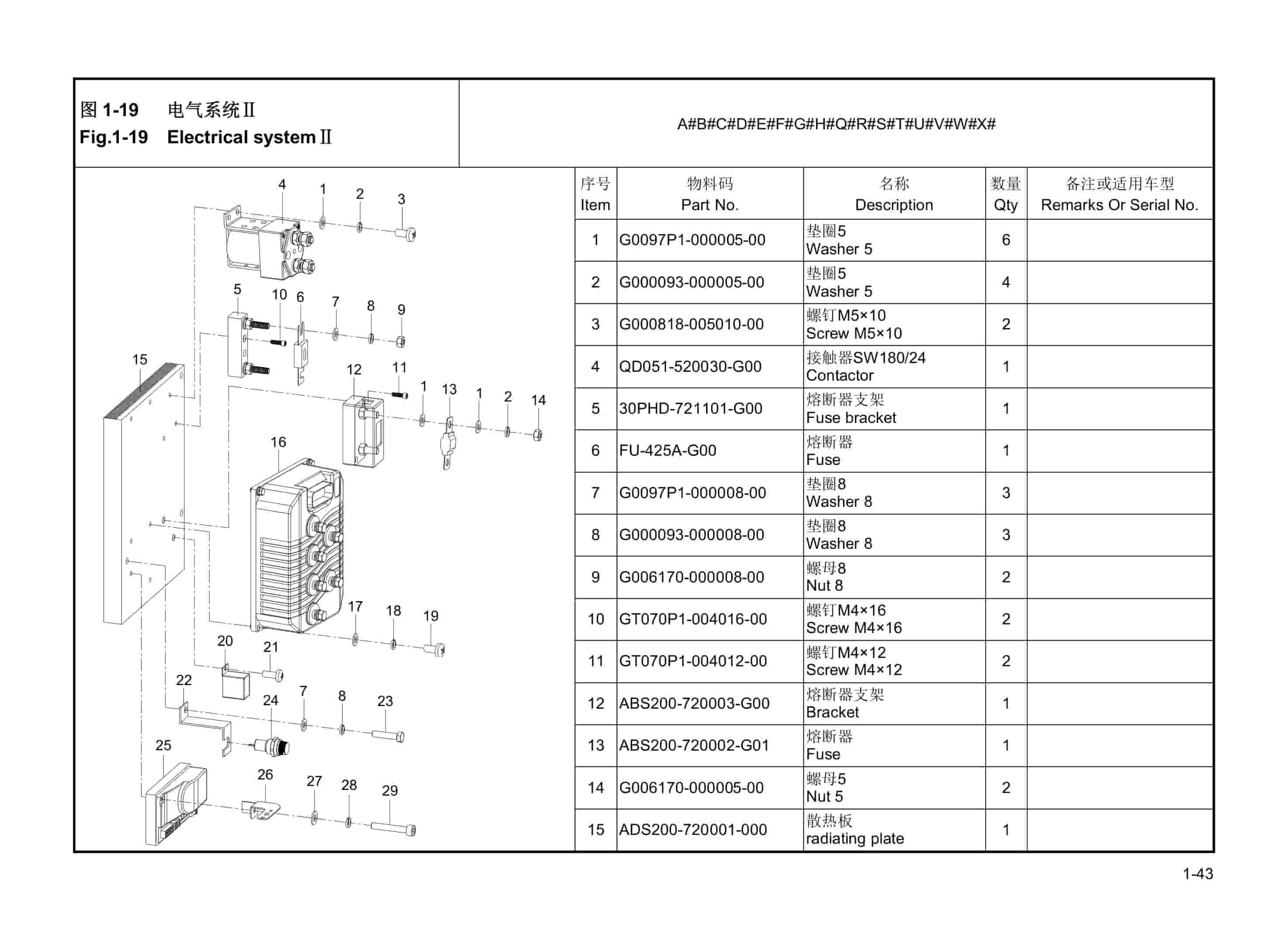Hangcha CDD12-AC1S to CTD20-AZ3S-I Parts Catalog-5