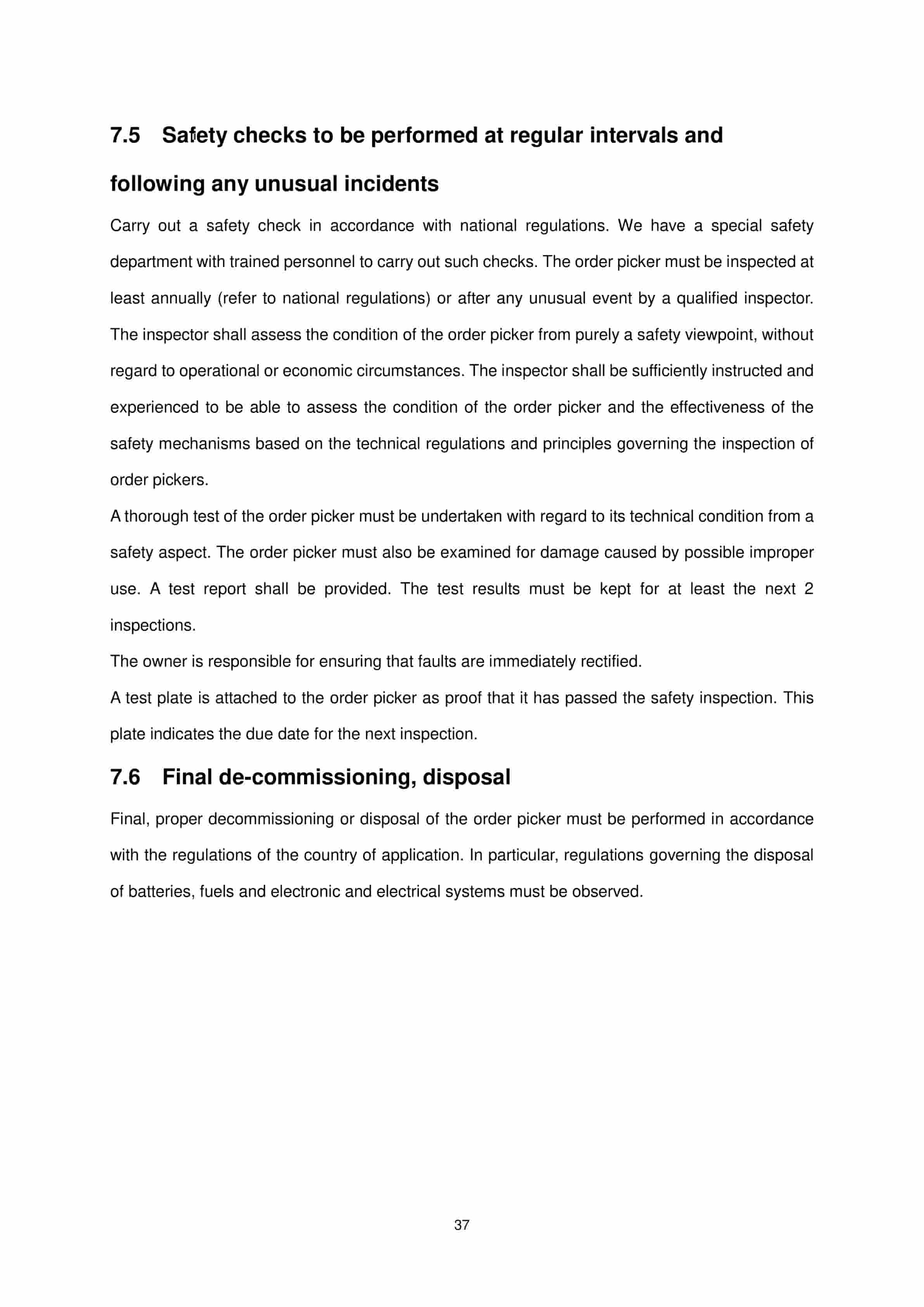 Hangcha CJD-W22S-M to CJD-W41S-M Operation and Maintenance Manual-3