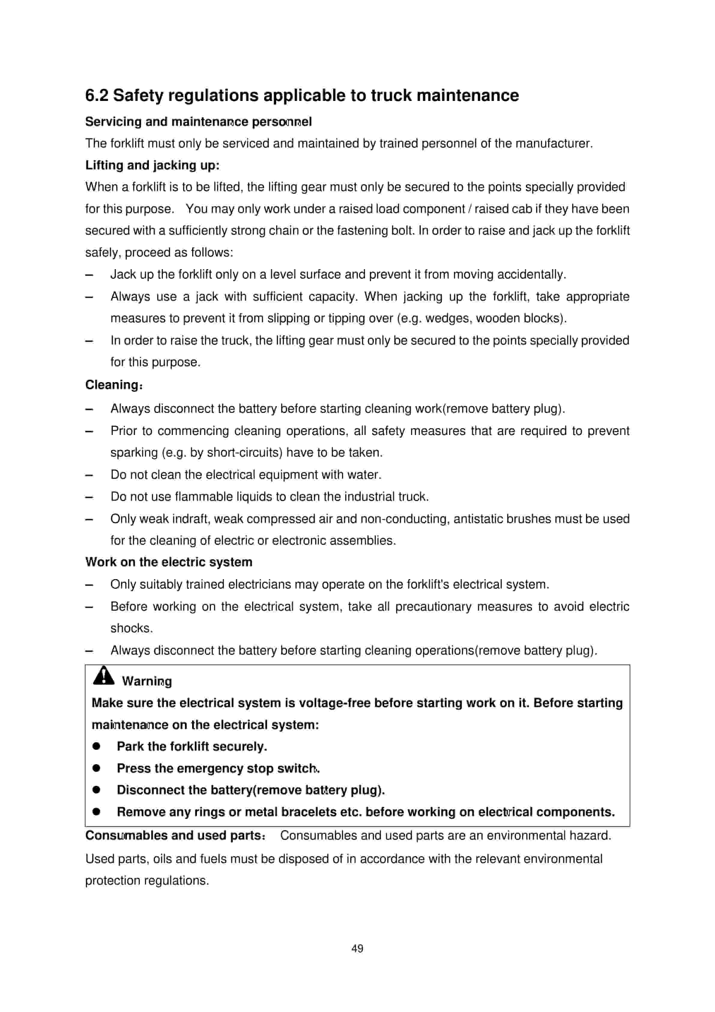 Hangcha CJD10-AC1-M1 to CJD10-AC2-M2K Operation and Maintenance Manual-4