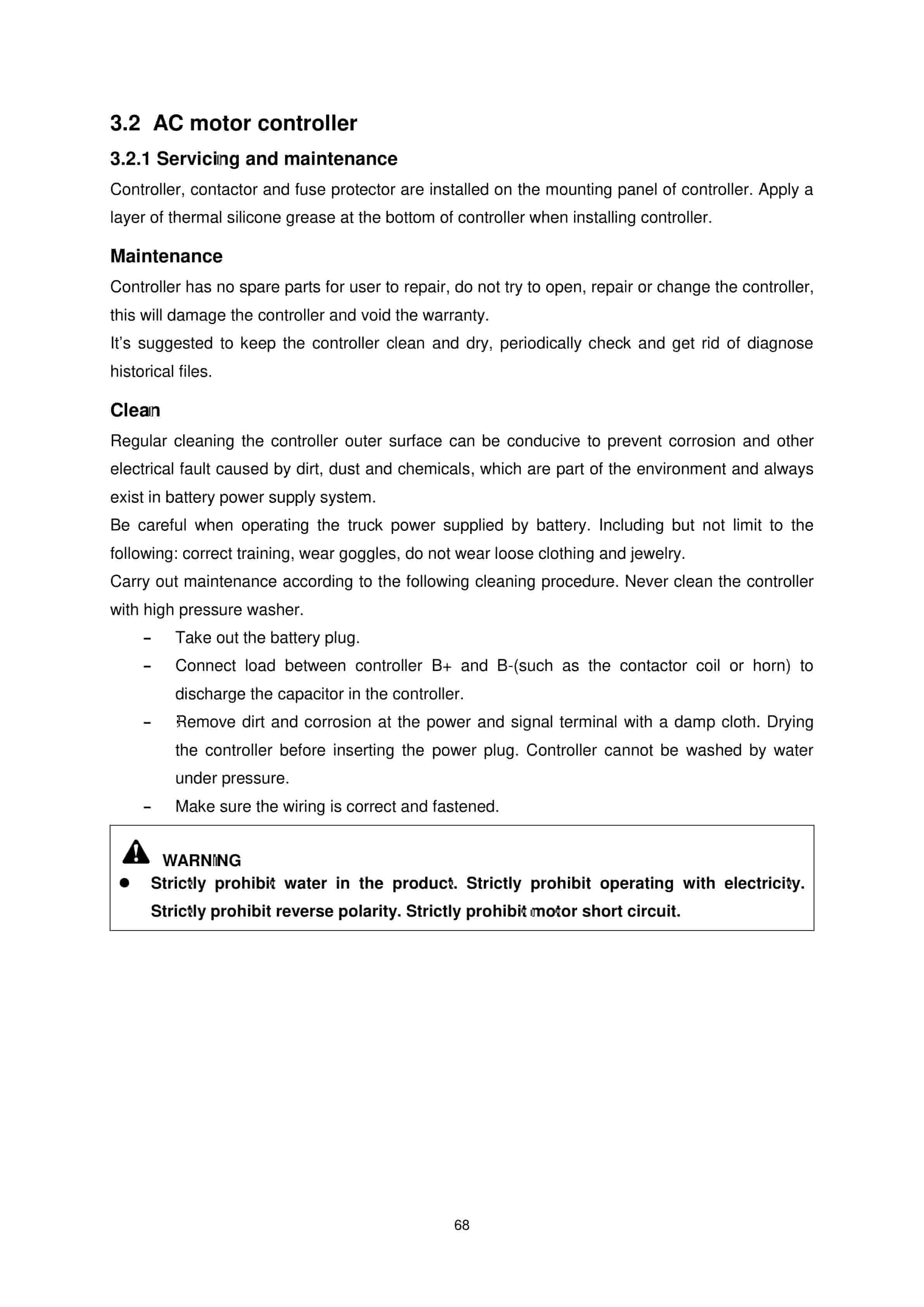 Hangcha CJD25-AC1-L Order Picker Truck Operation and Maintenance Manual-5