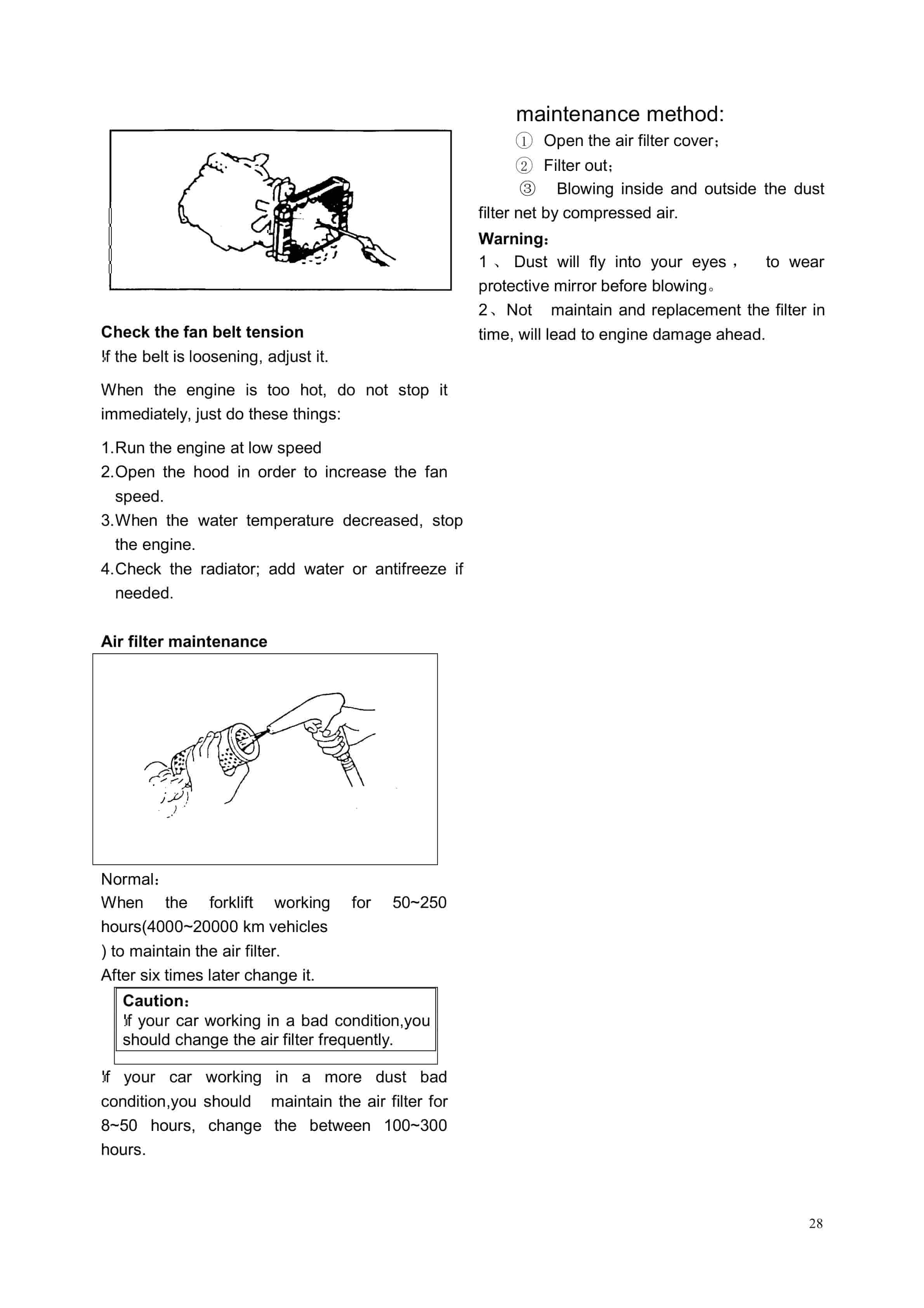 Hangcha CPCD120-XW25 to CPCD160-XW79 Operation and Maintenance Manual-2