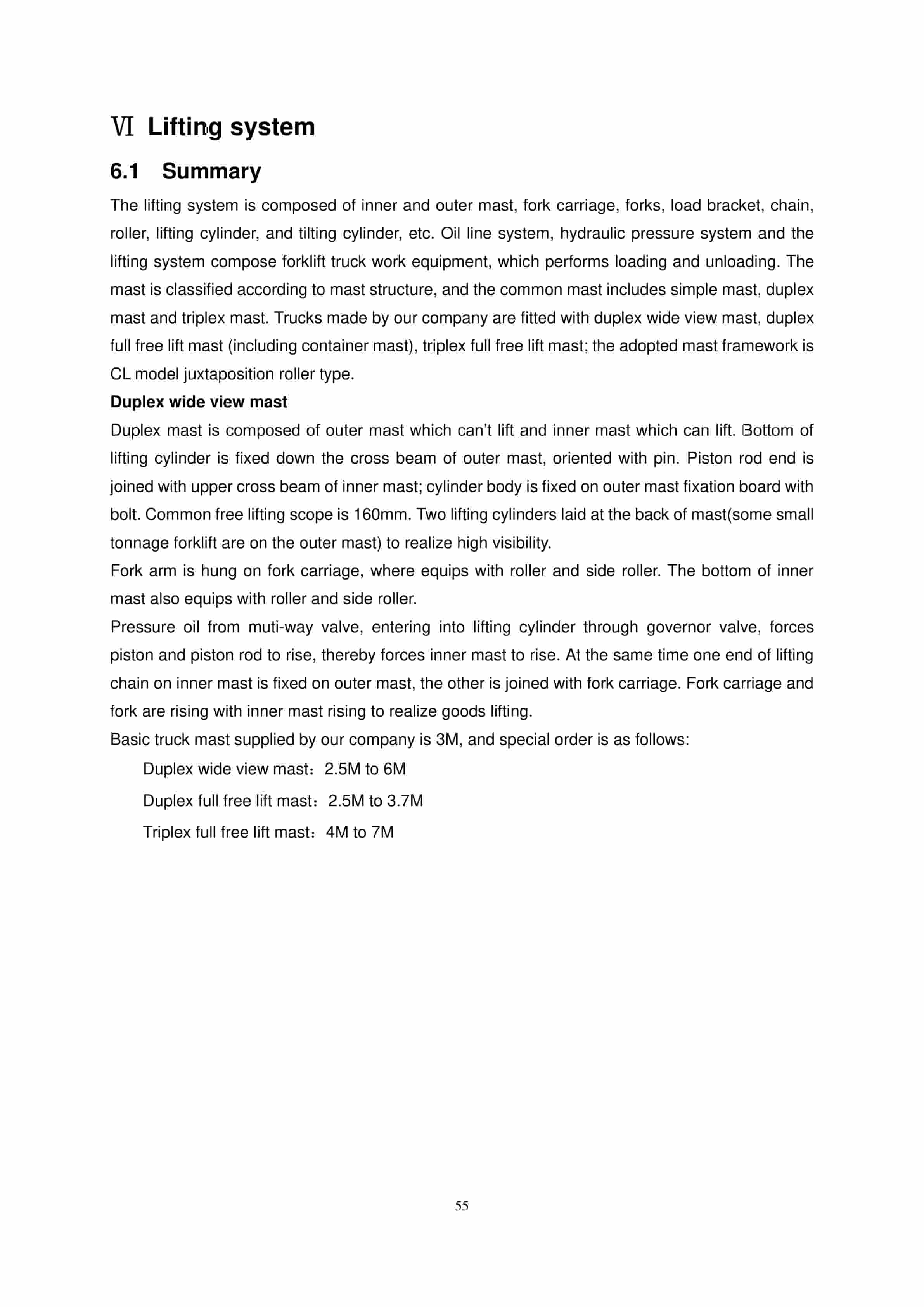 Hangcha CPCD40-XW99BN to CPYD55-XXH11BN Service Manual-3