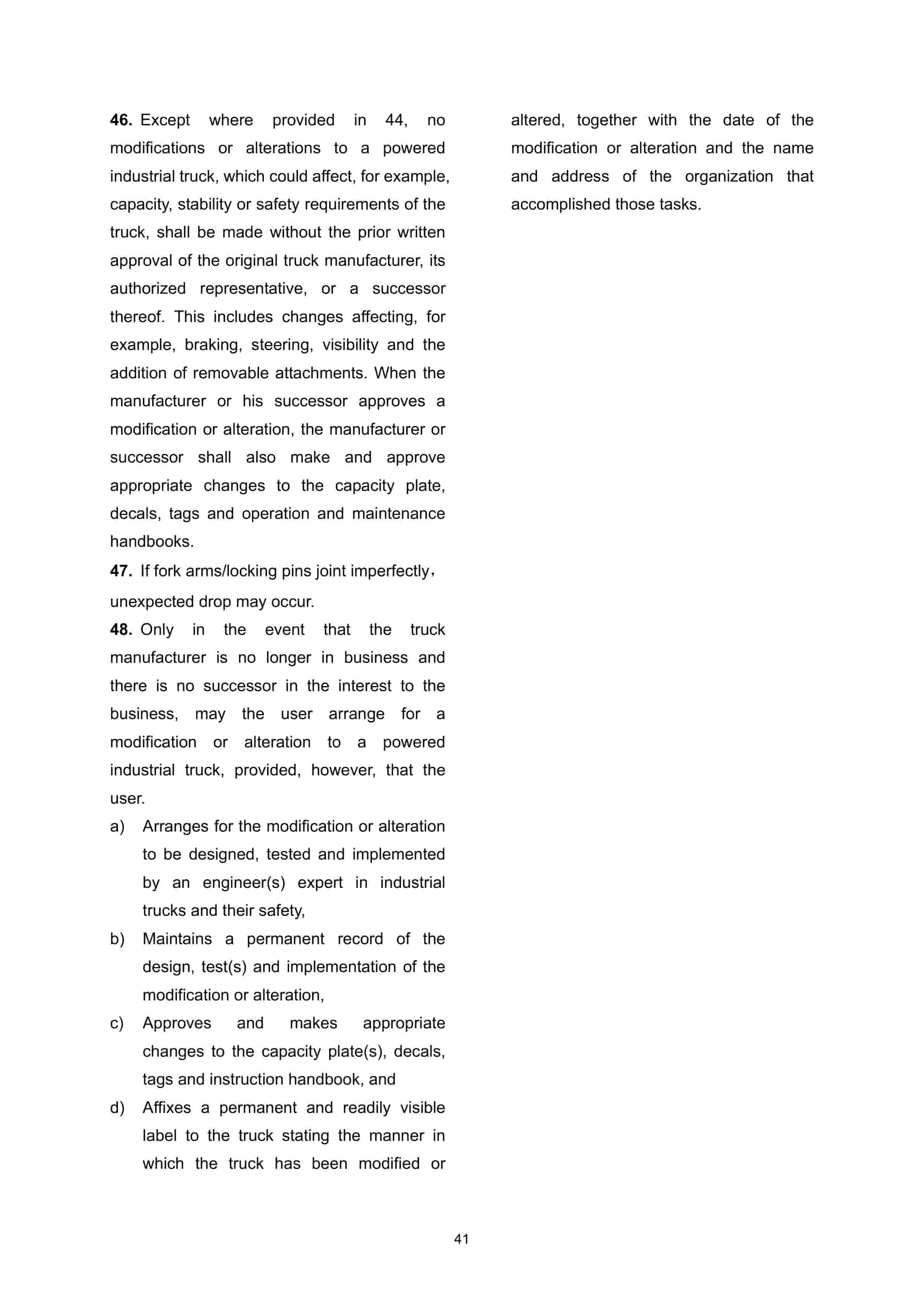 Hangcha CPD10-A to CPD25-ALD2 Operation and Maintenance Manual-2