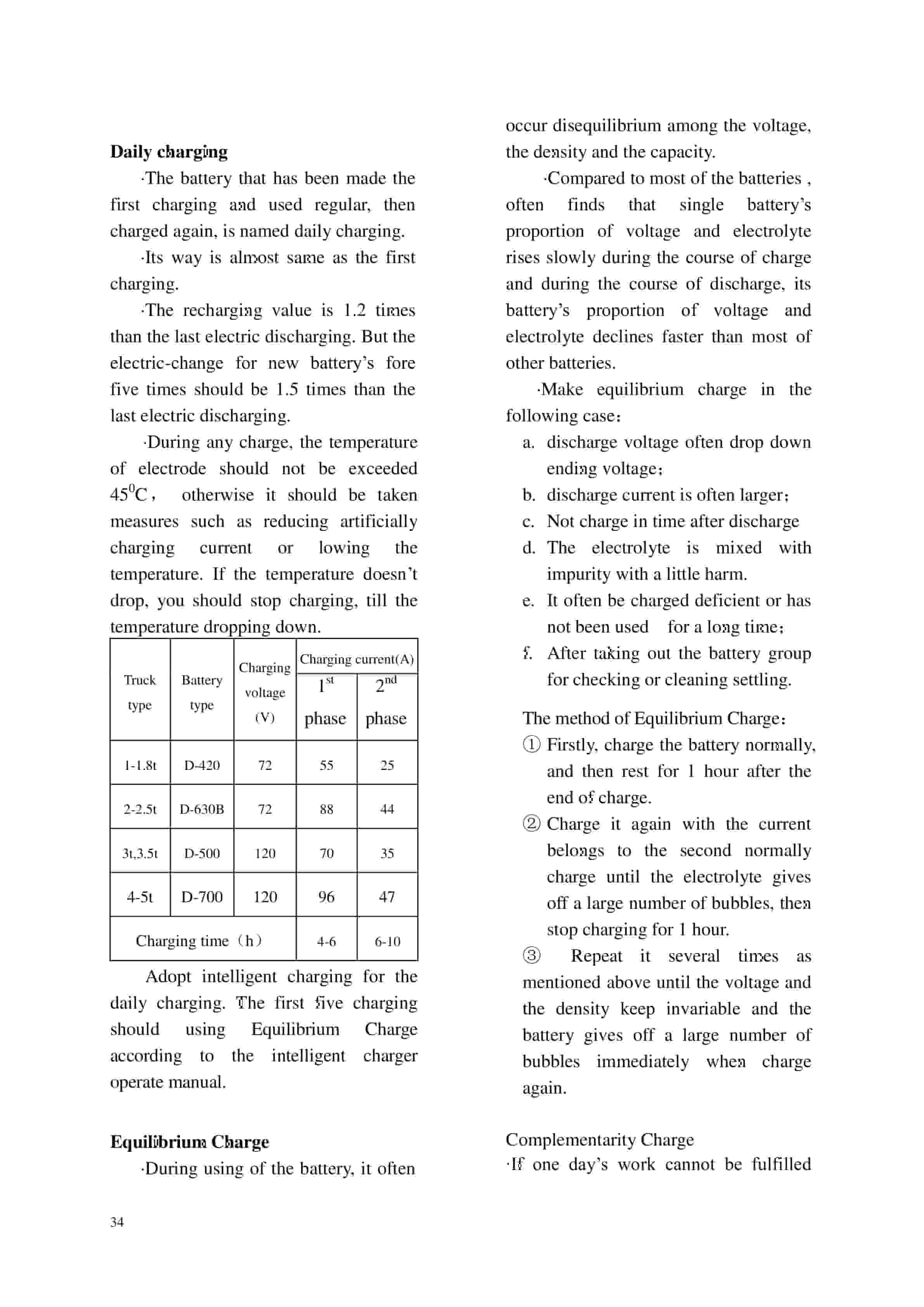 Hangcha CPD10J to CPD50J C2 Operation and Maintenance Manual-2