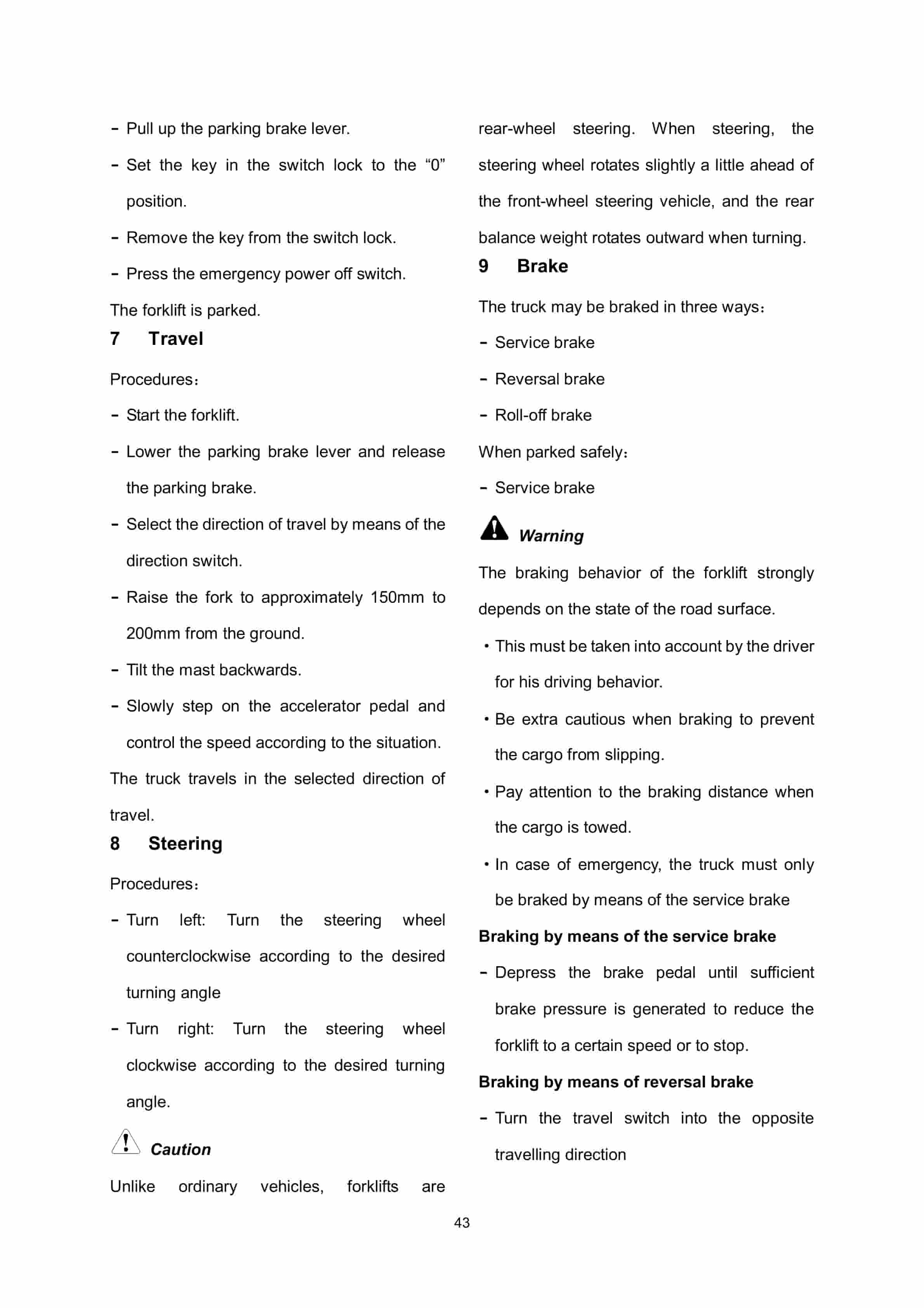 Hangcha CPD15-XD2-C to CPD25-XLD2-C Operation and Maintenance Manual-3