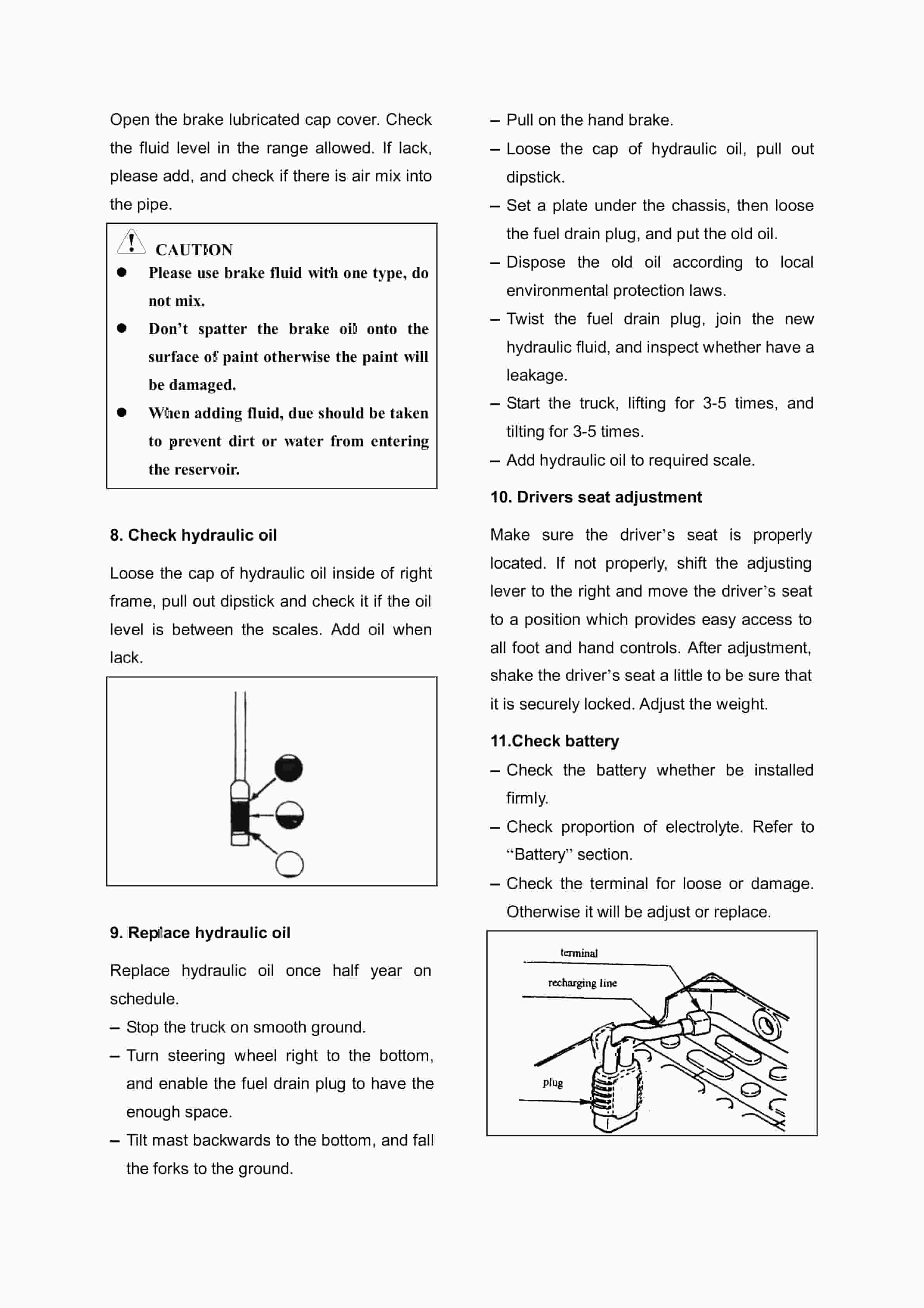 Hangcha CPD15-XD2-C to CPD25-XLD2-C Operation and Maintenance Manual-4