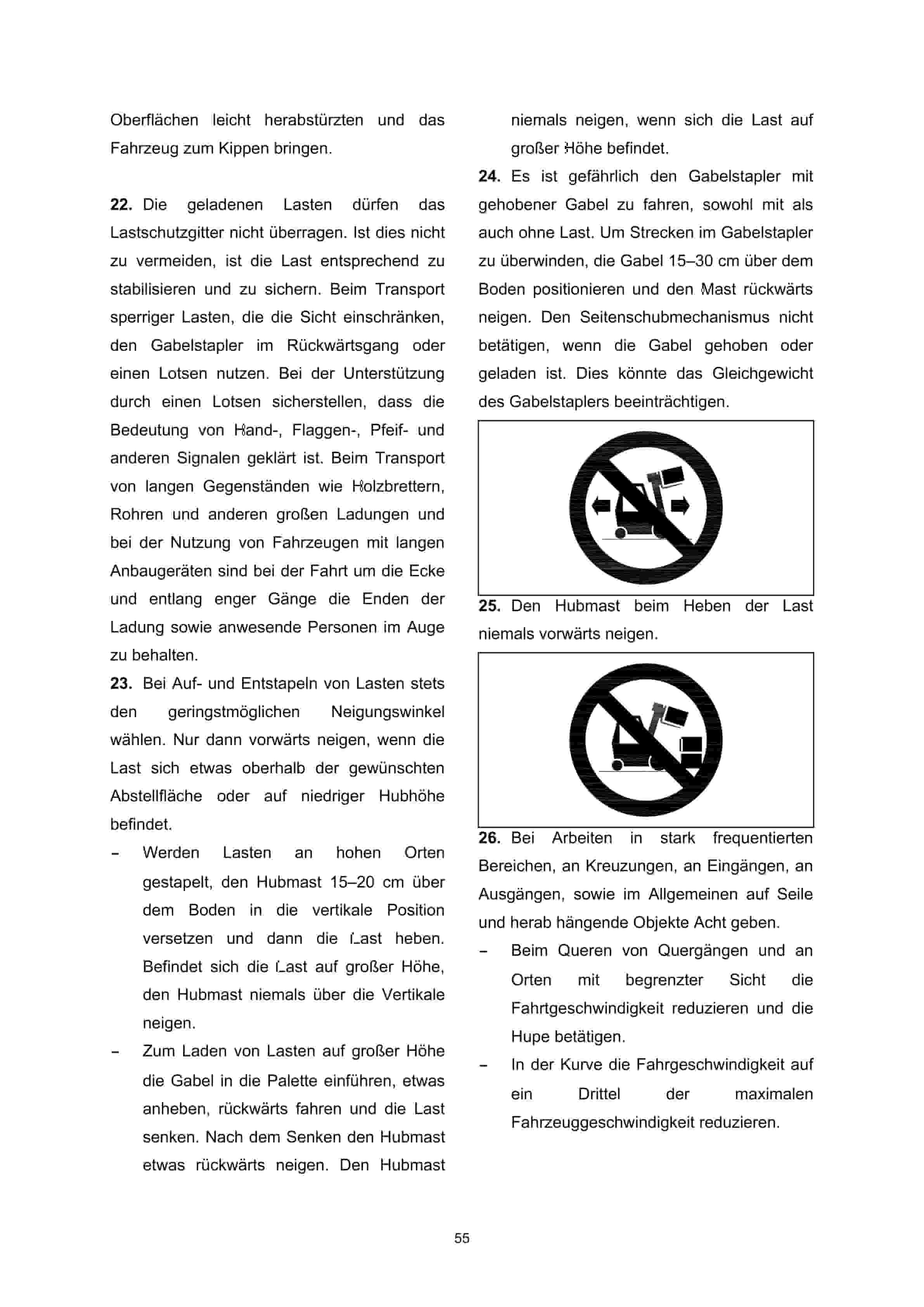 Hangcha CPD25-AC4H to CPD35-AC4H Operation and Maintenance Manual DE-2