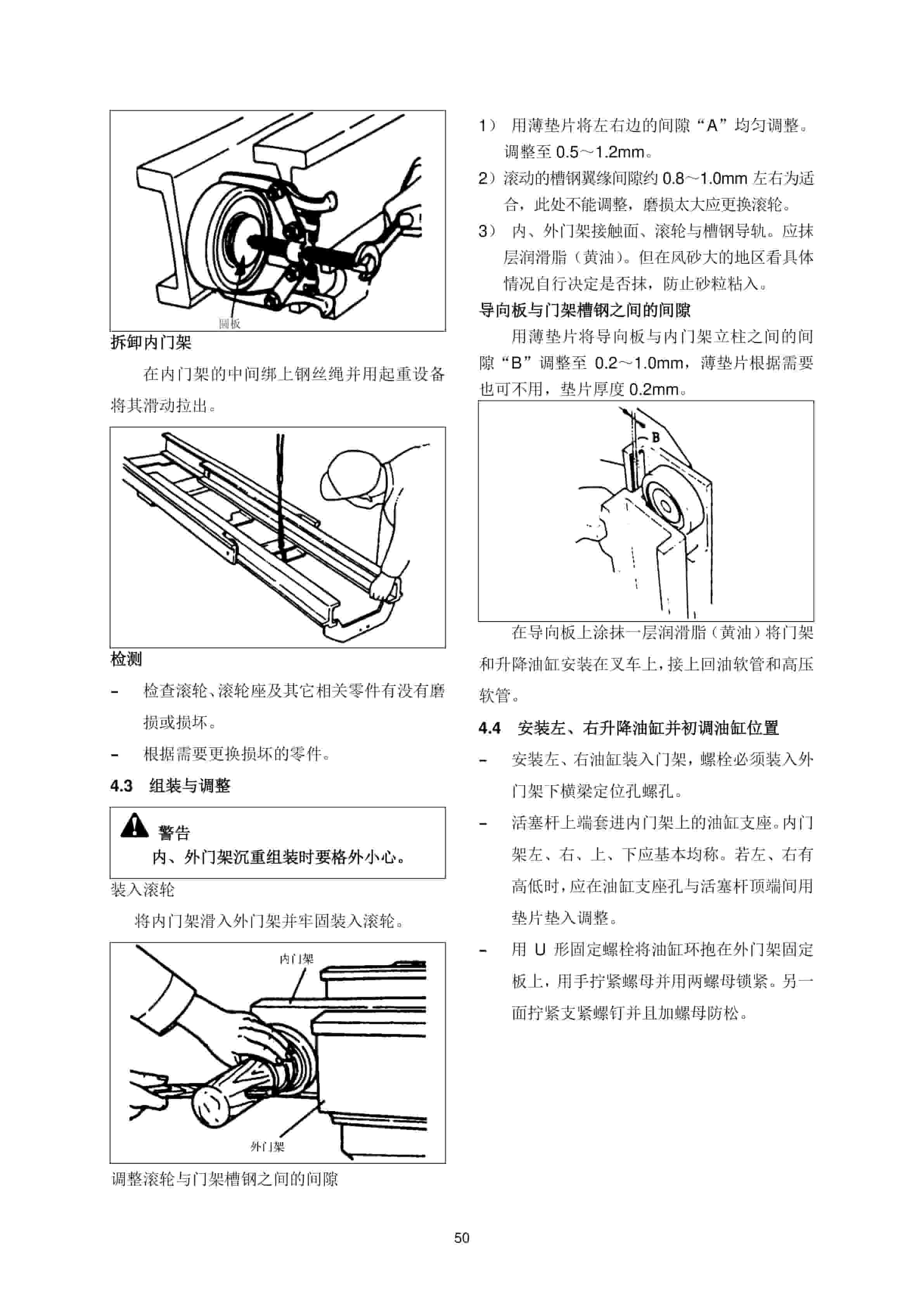 Hangcha CPD50J to CPD85J Repair Manual ZH-3