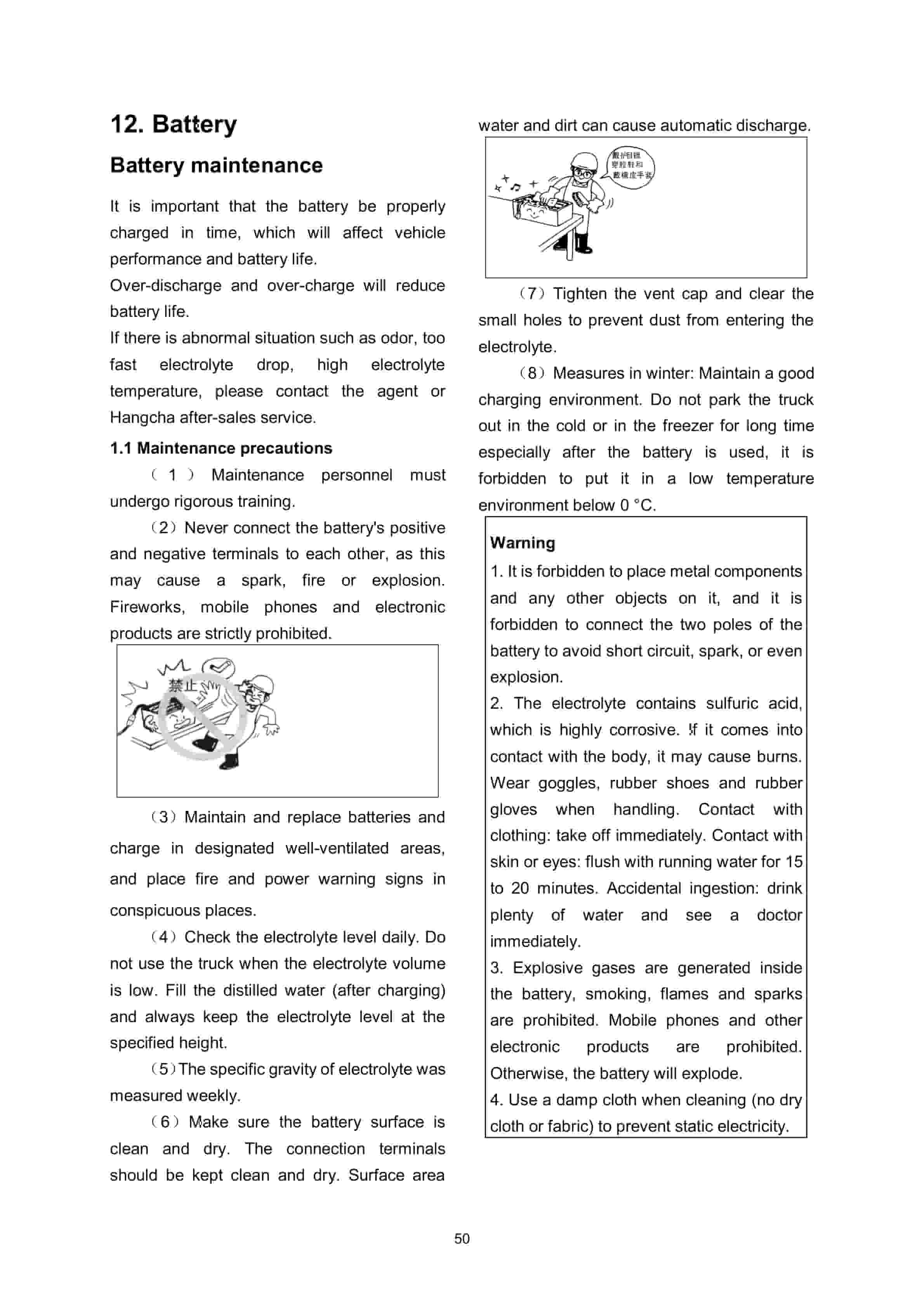 Hangcha CPD50J to CPD85J-Z4 Operation and Maintenance Manual-2