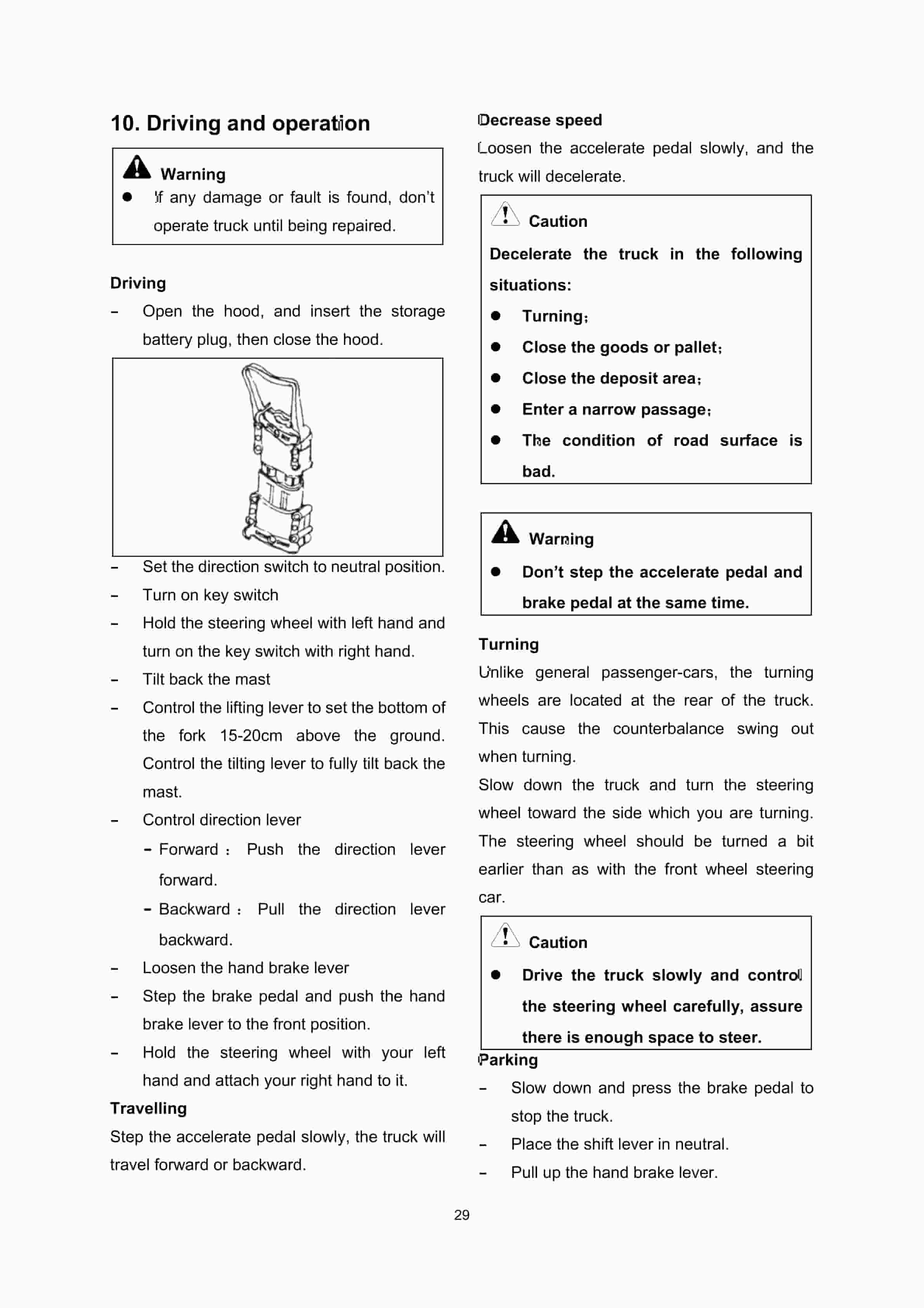 Hangcha CPD7.5-AC1 to CPD9.9-AD2 Operation and Maintenance Manual-2