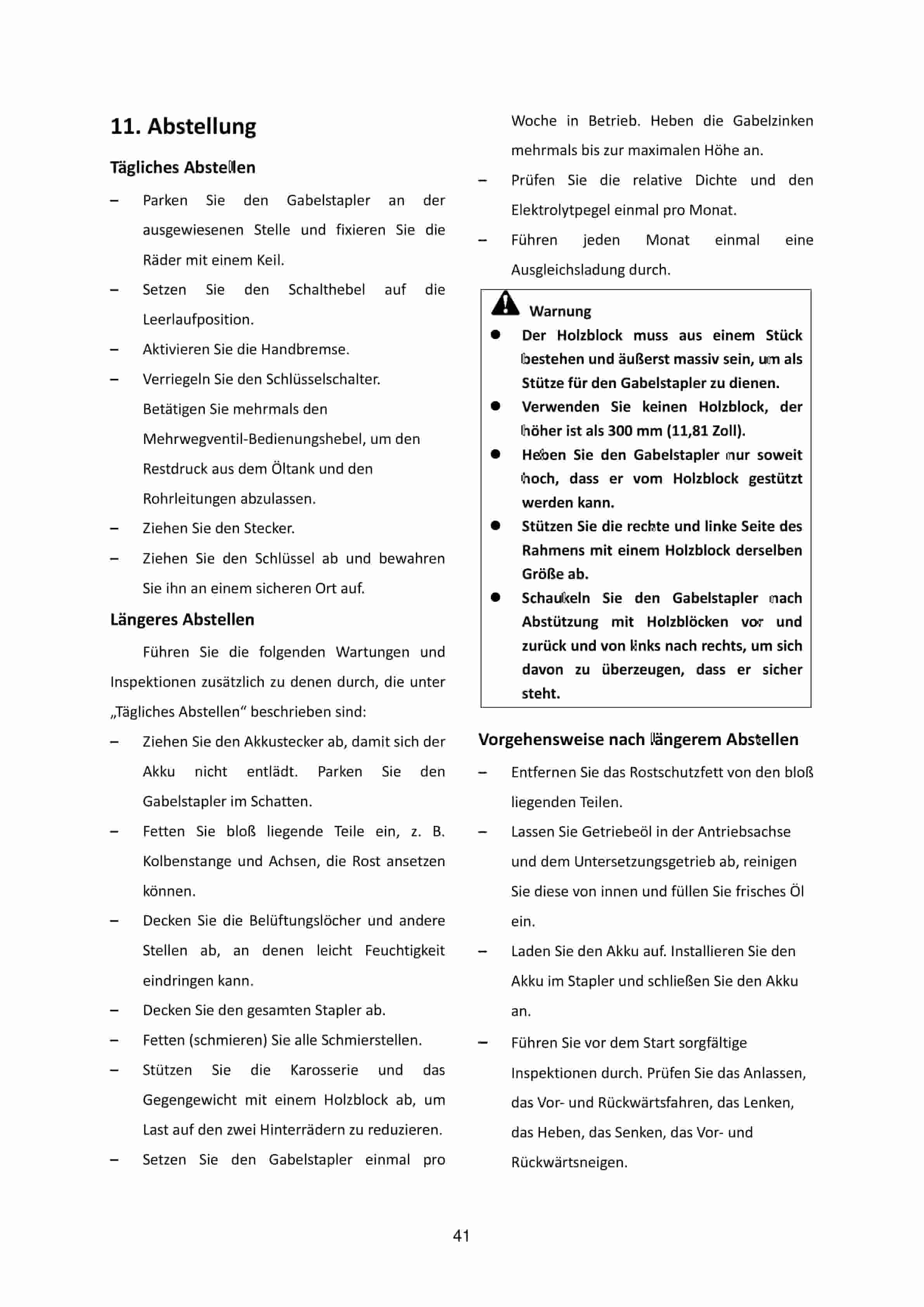 Hangcha CPDS06-XD2 to CPDS10-X-I Operation and Maintenance Manual DE-2