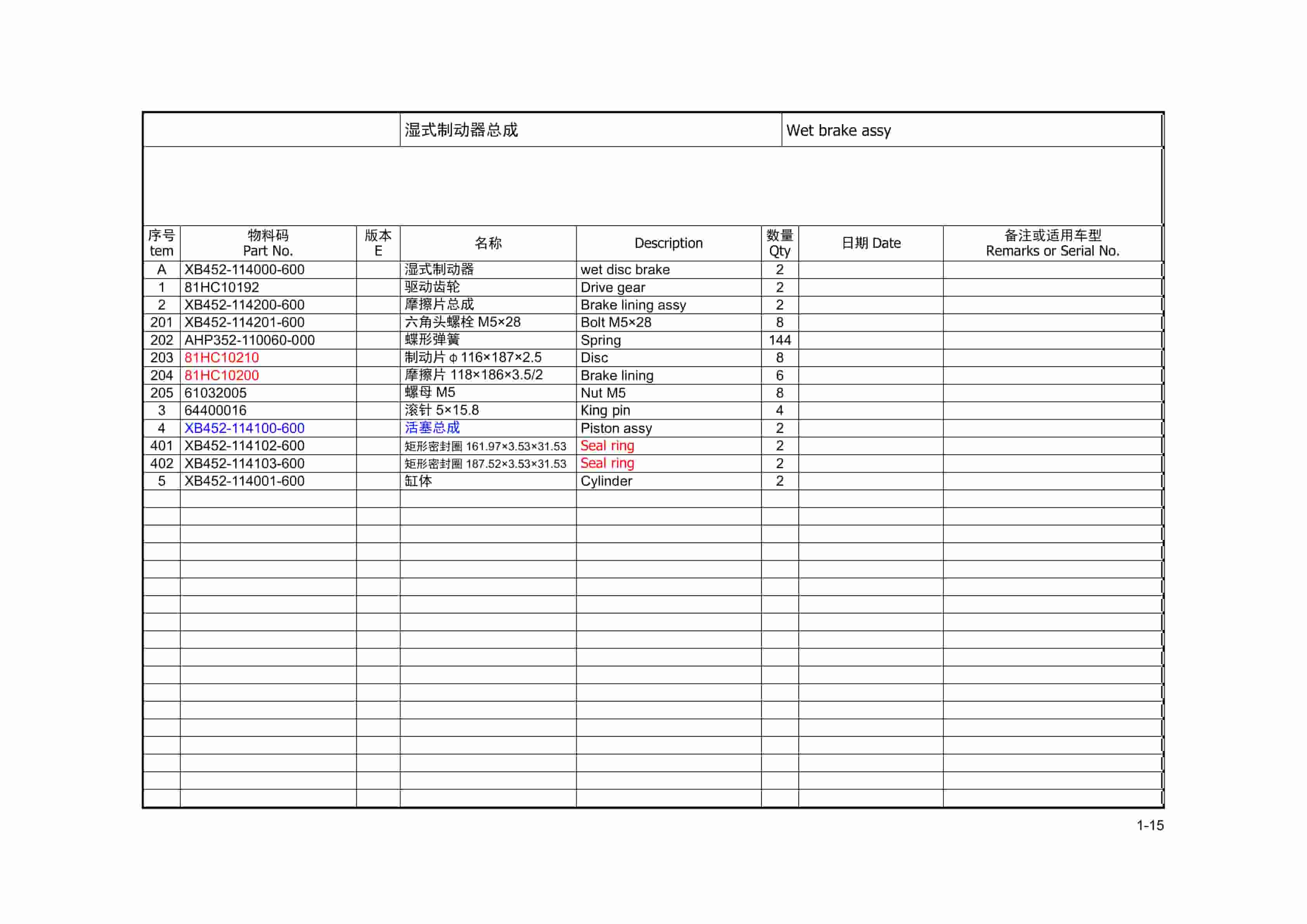 Hangcha CPYD40-XW24B to CPYD50-XXW68B Parts Catalog-3