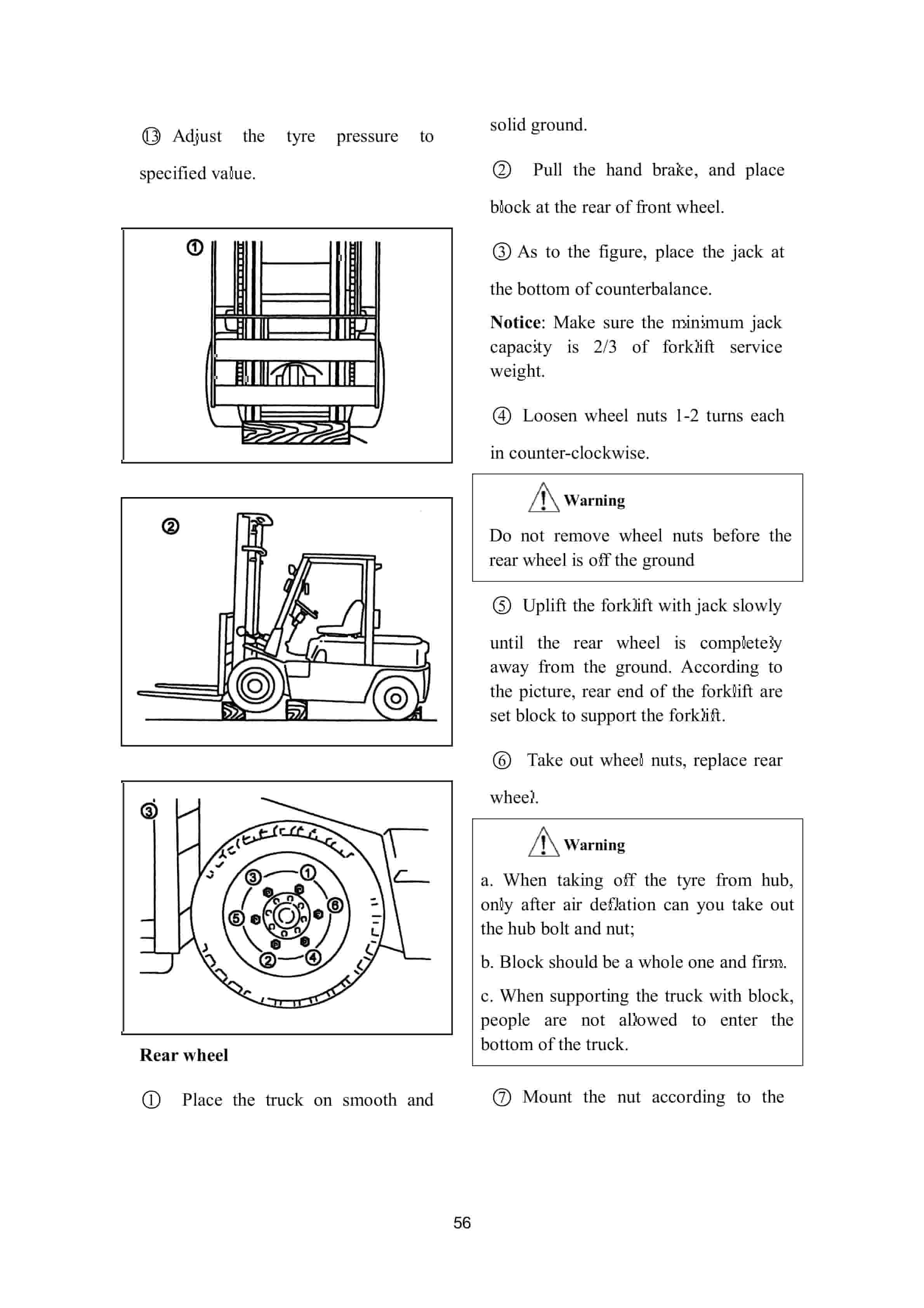 Hangcha CPYD50-XW24 to CPCD70-XW95G Operation and Maintenance Manual-2