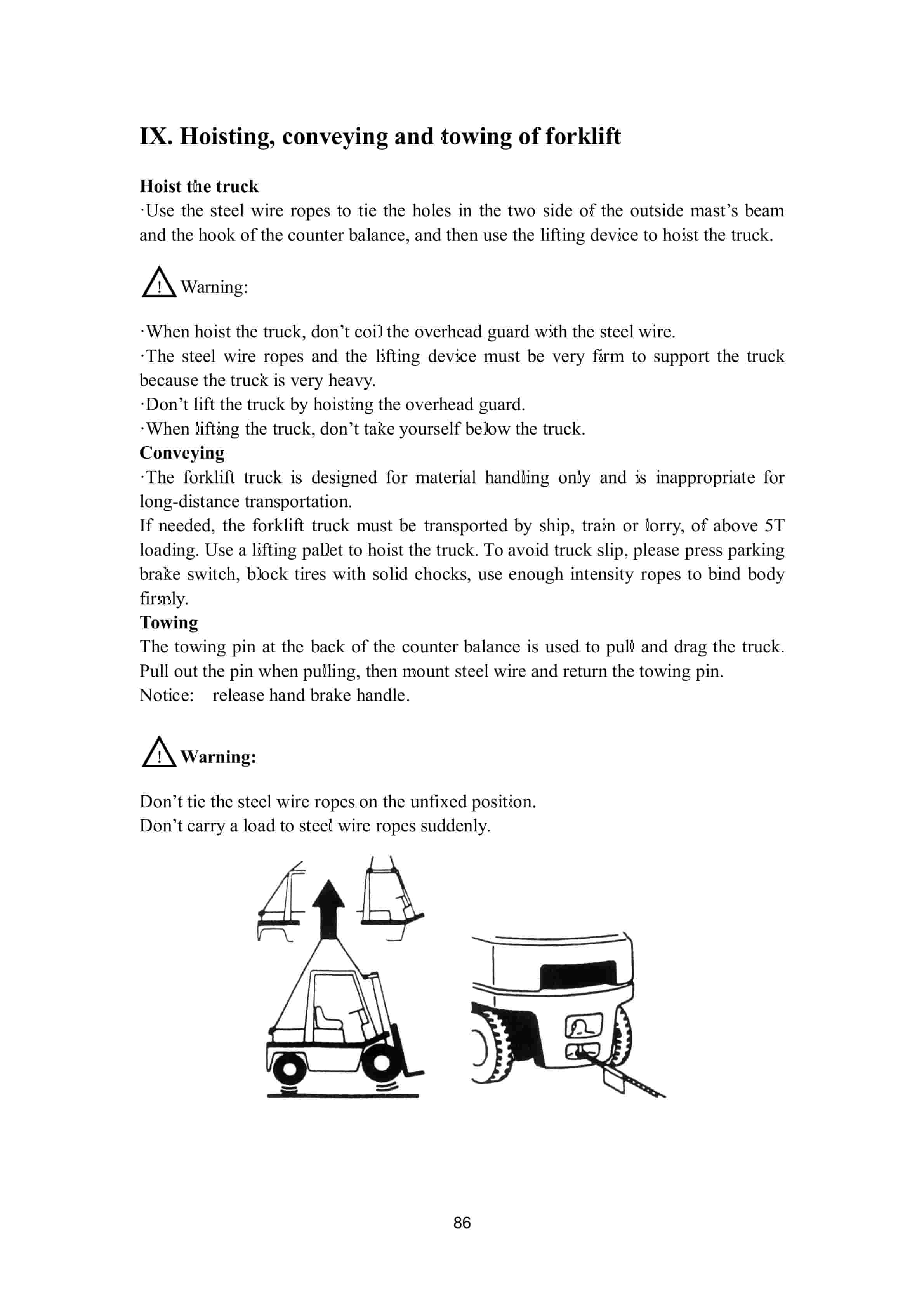 Hangcha CPYD50-XW24 to CPCD70-XW95G Operation and Maintenance Manual-4