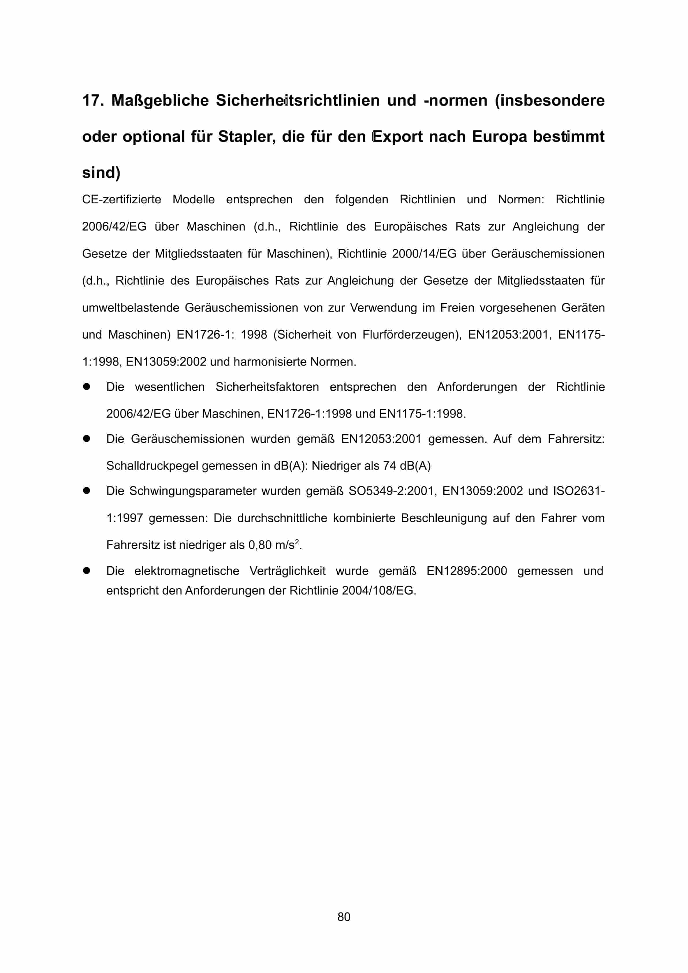 Hangcha CQD12-AC4 to CQD20-AD2 Operation Manual DE-3