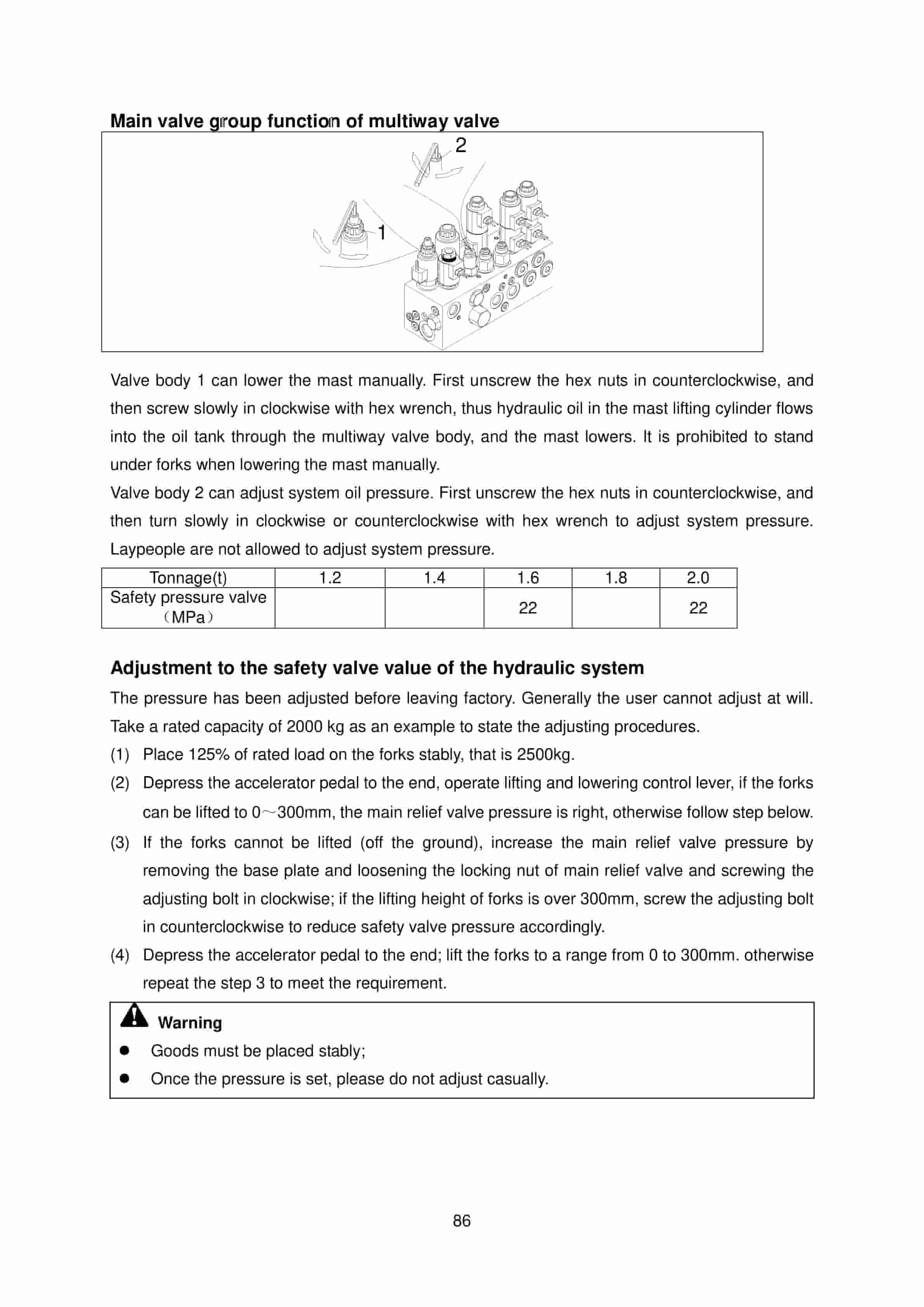 Hangcha CQD12-AZ4H to CQD20-AZ4H Operation and Maintenance Manual-4