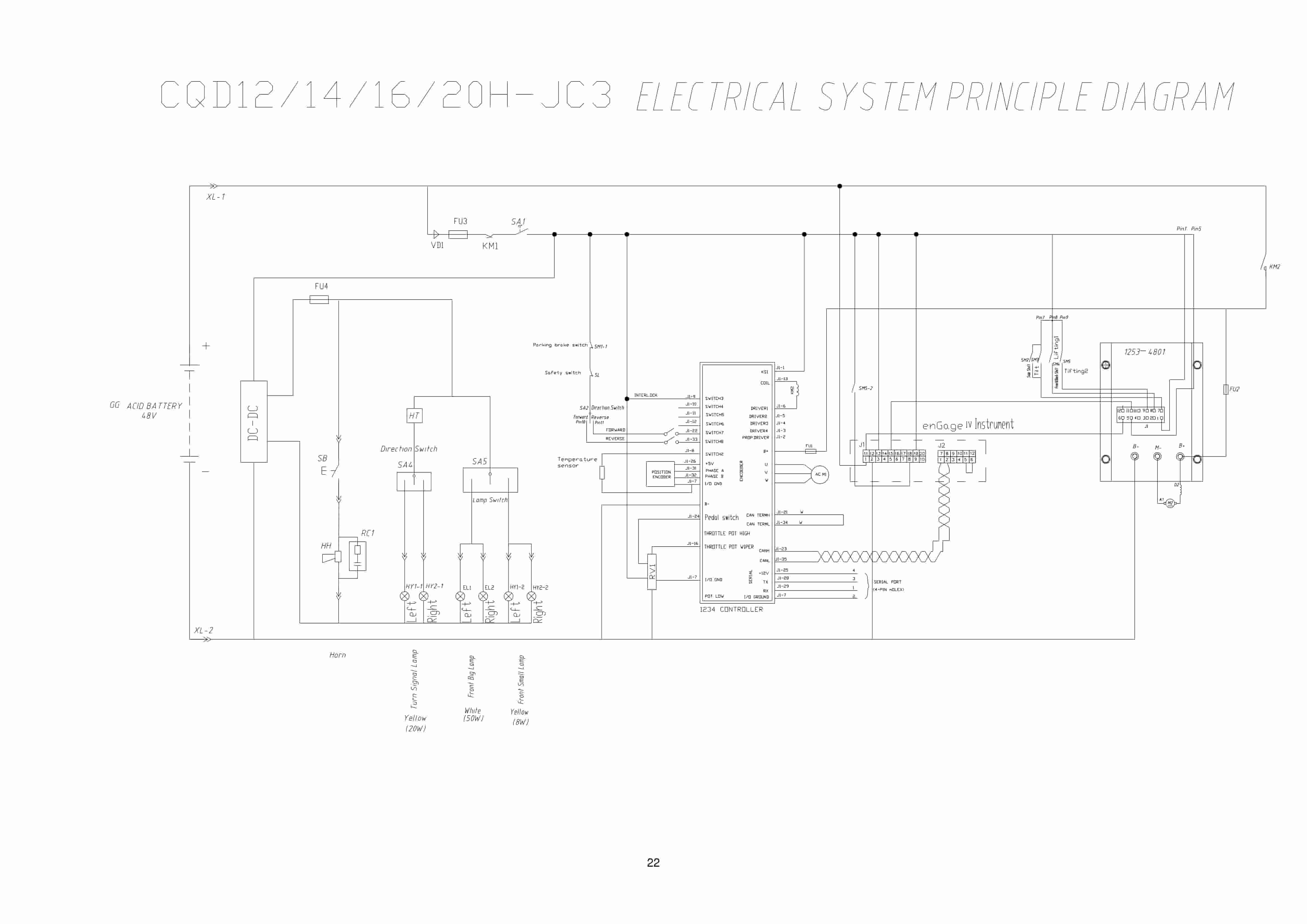Hangcha CQD12H-J to CQD20H-JC4 Service Manual-5