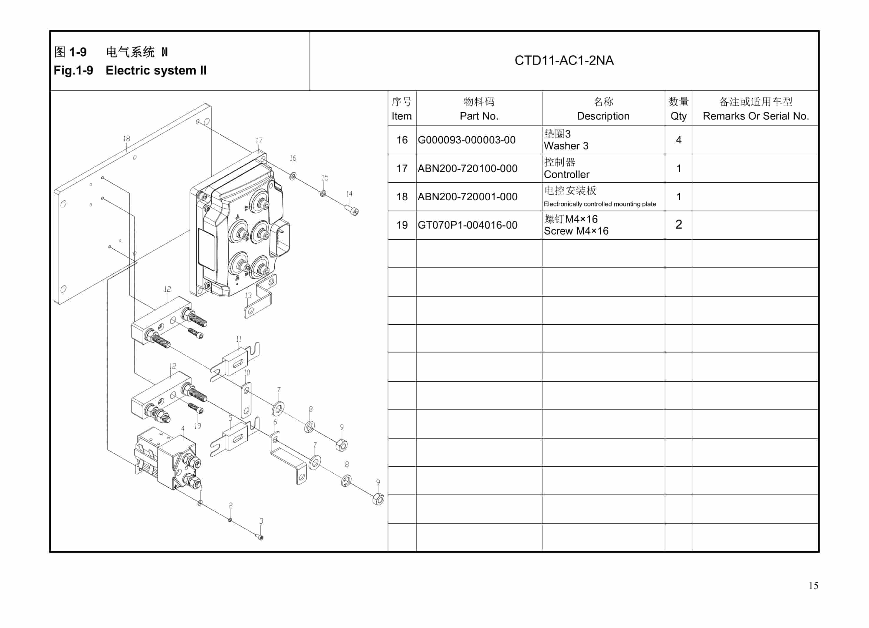 Hangcha CTD11-AC1-2NA Parts Catalog-4