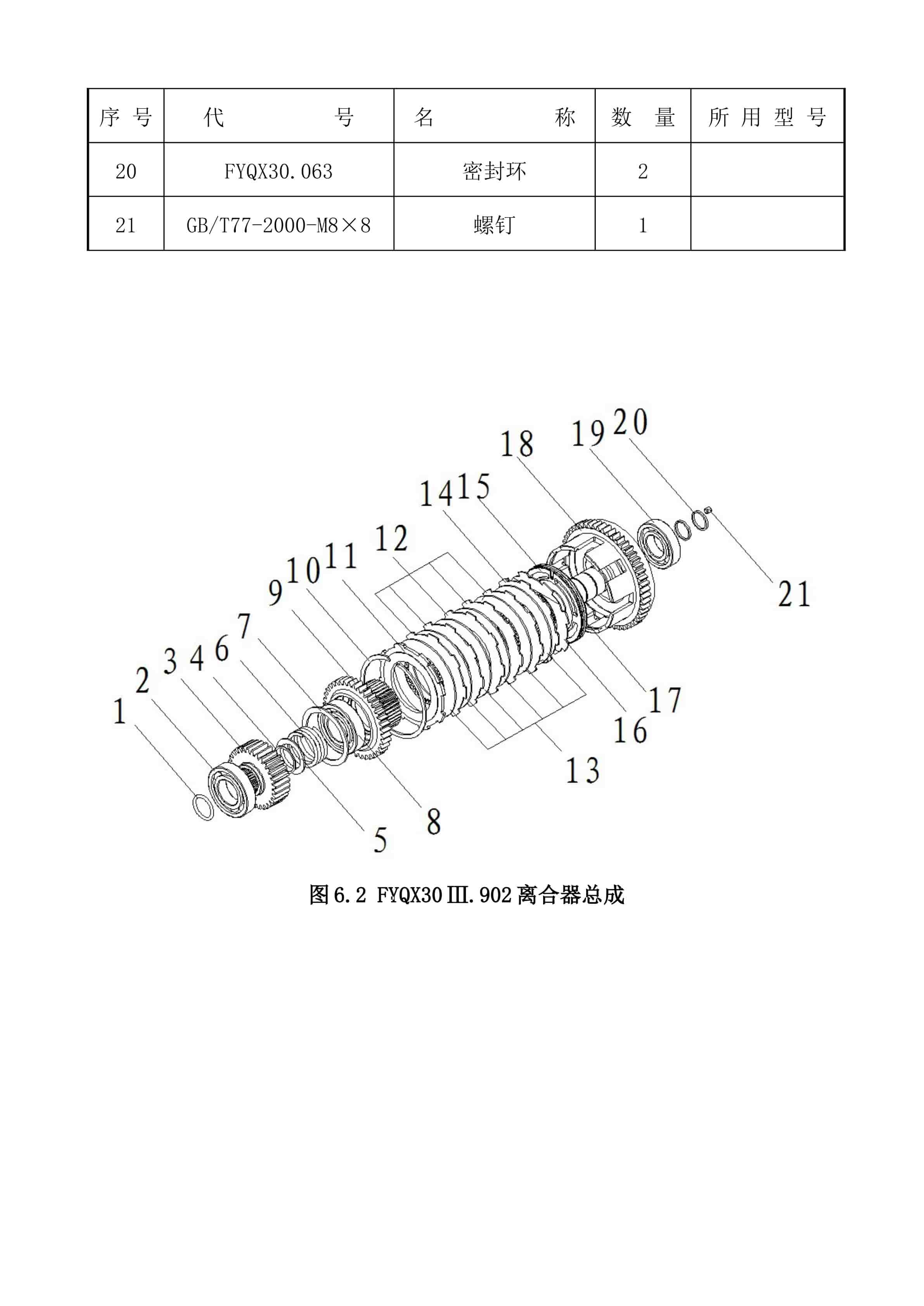 Hangcha FYQXD30 Transmission Instructions and Maintenance Manual ZH-3
