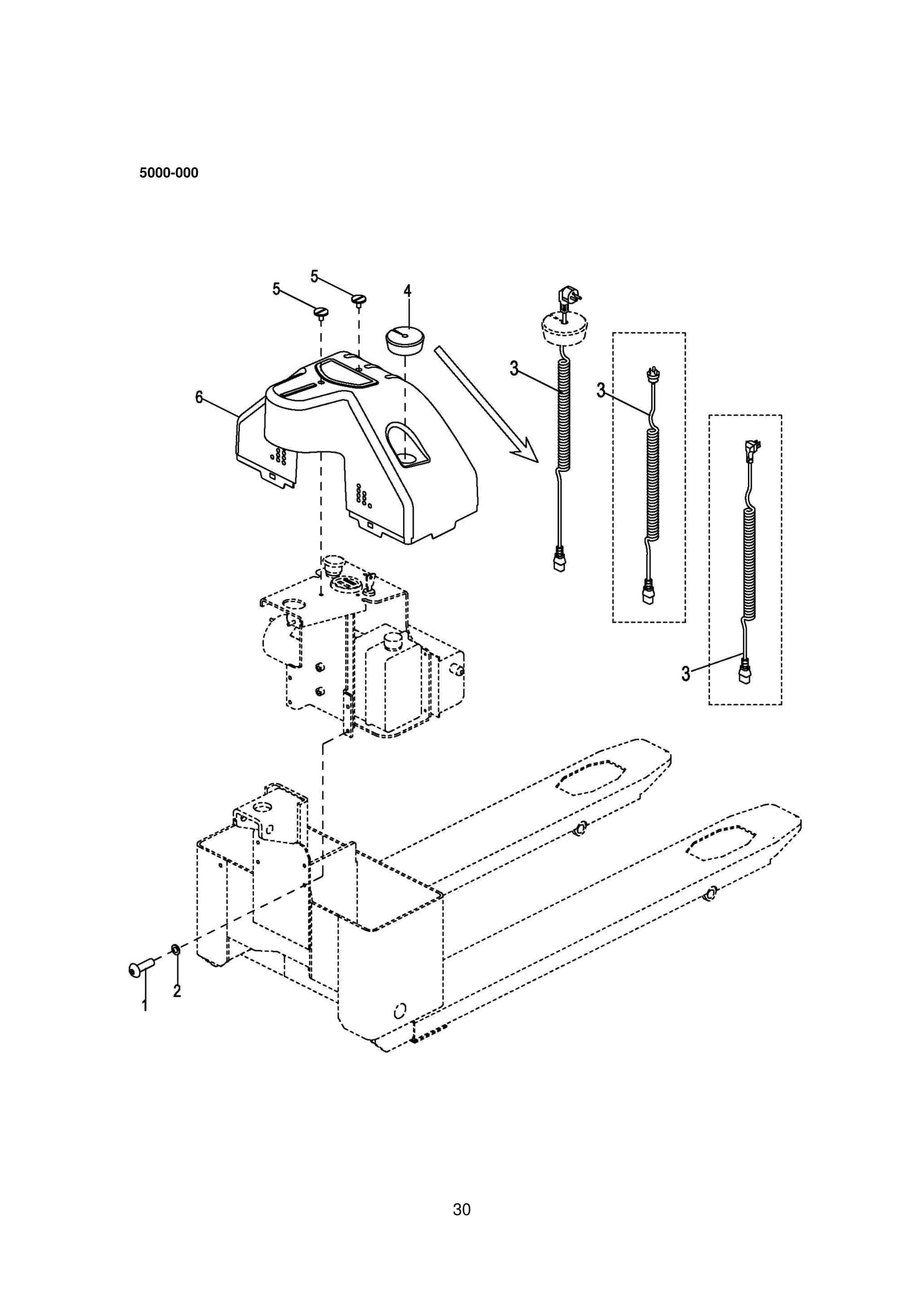 Hangcha Mini Range CBD15-EM Pallet Truck Parts Manual-4