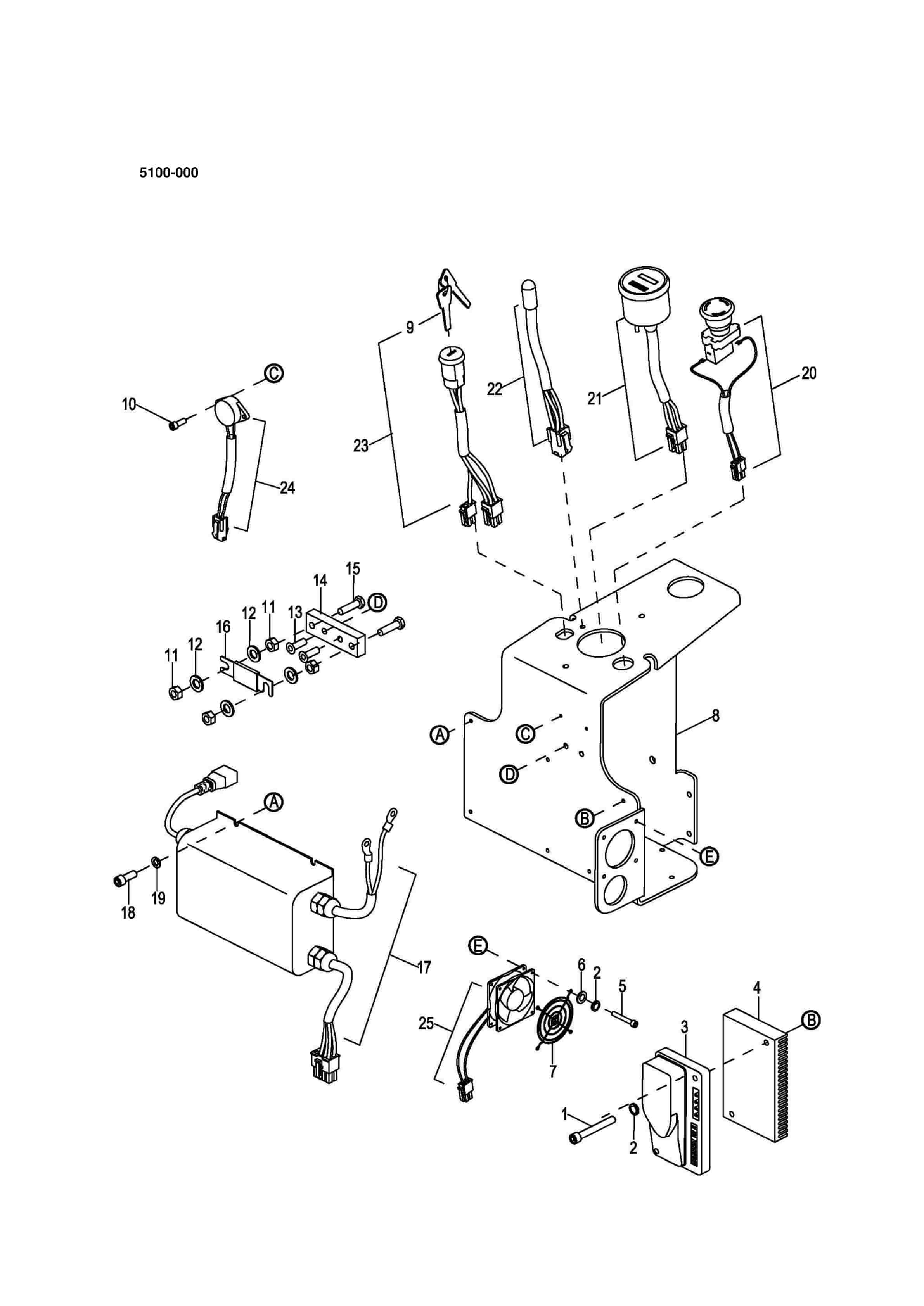 Hangcha Mini Range CBD15-EM Pallet Truck Parts Manual-5