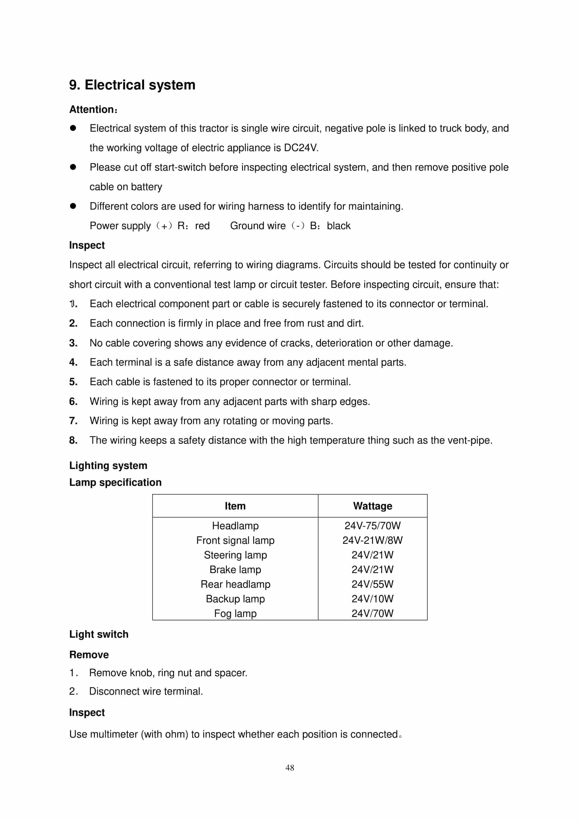 Hangcha QCD35-JG17 to QCD80-JW42B Operation and Maintenance Manual-3