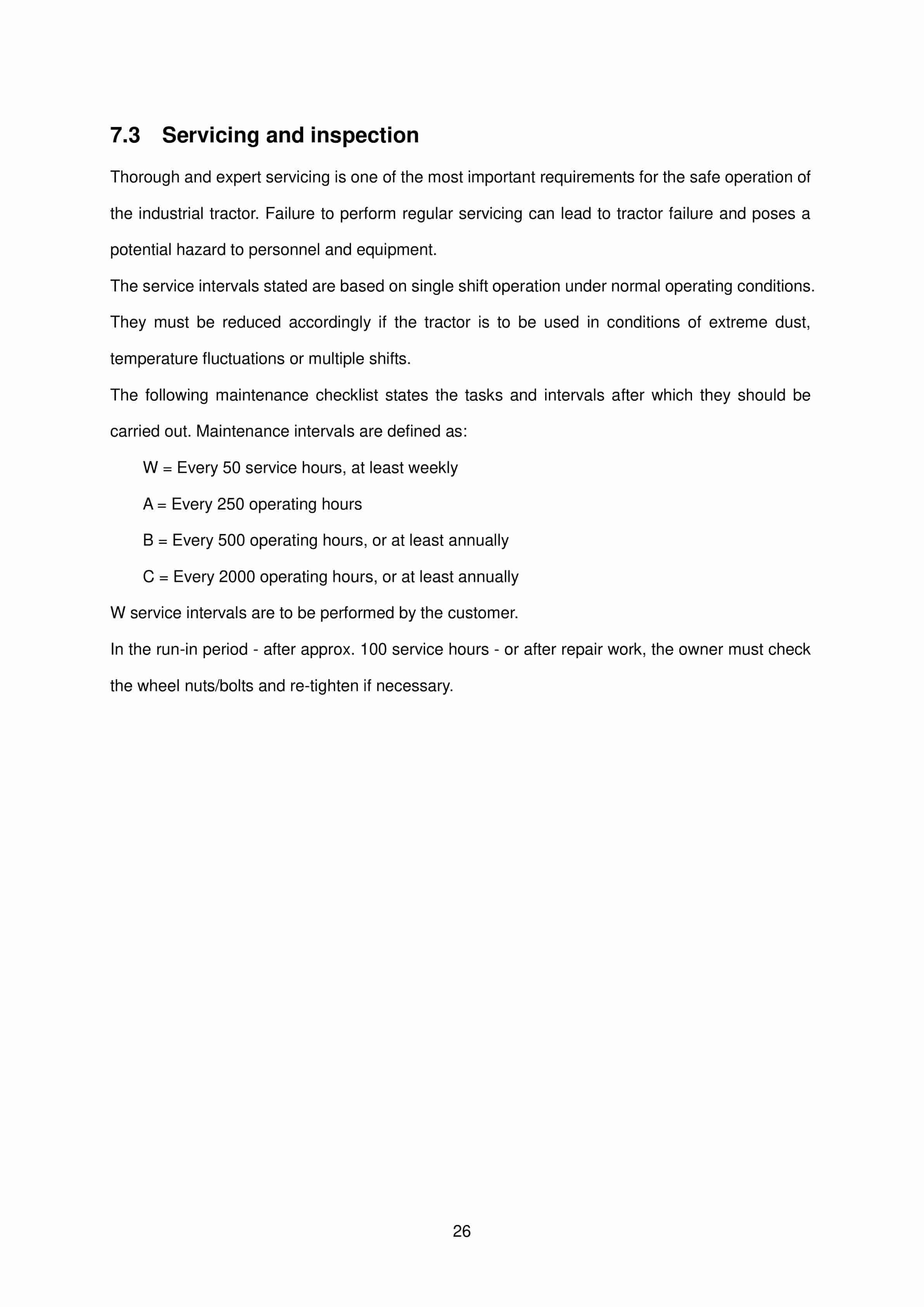 Hangcha QDD10-W Electrical Towing Tractor Operation and Maintenance Manual-5