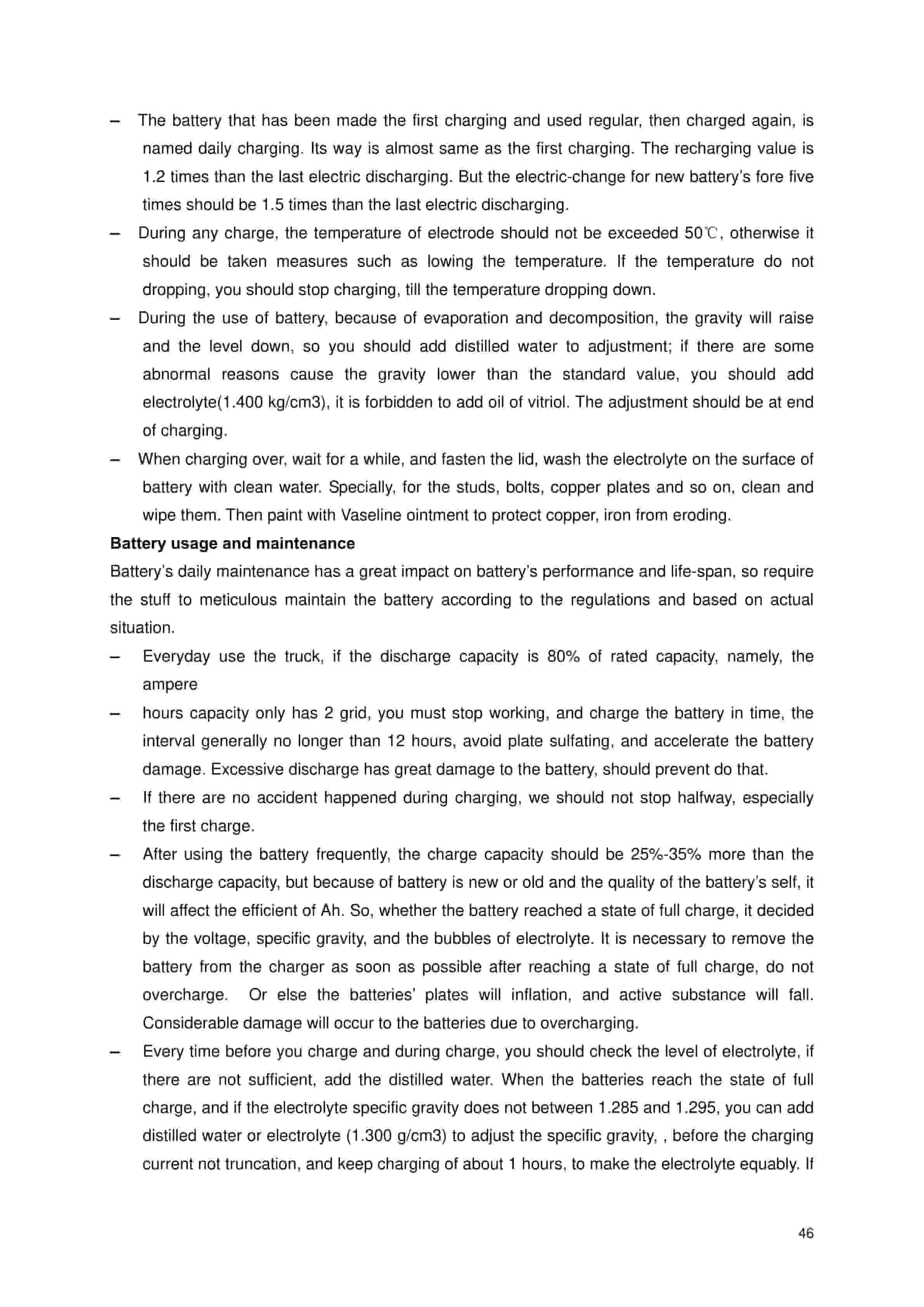 Hangcha QDD6-C1 to QDD6-D2S Operation and Maintenance Manual-3