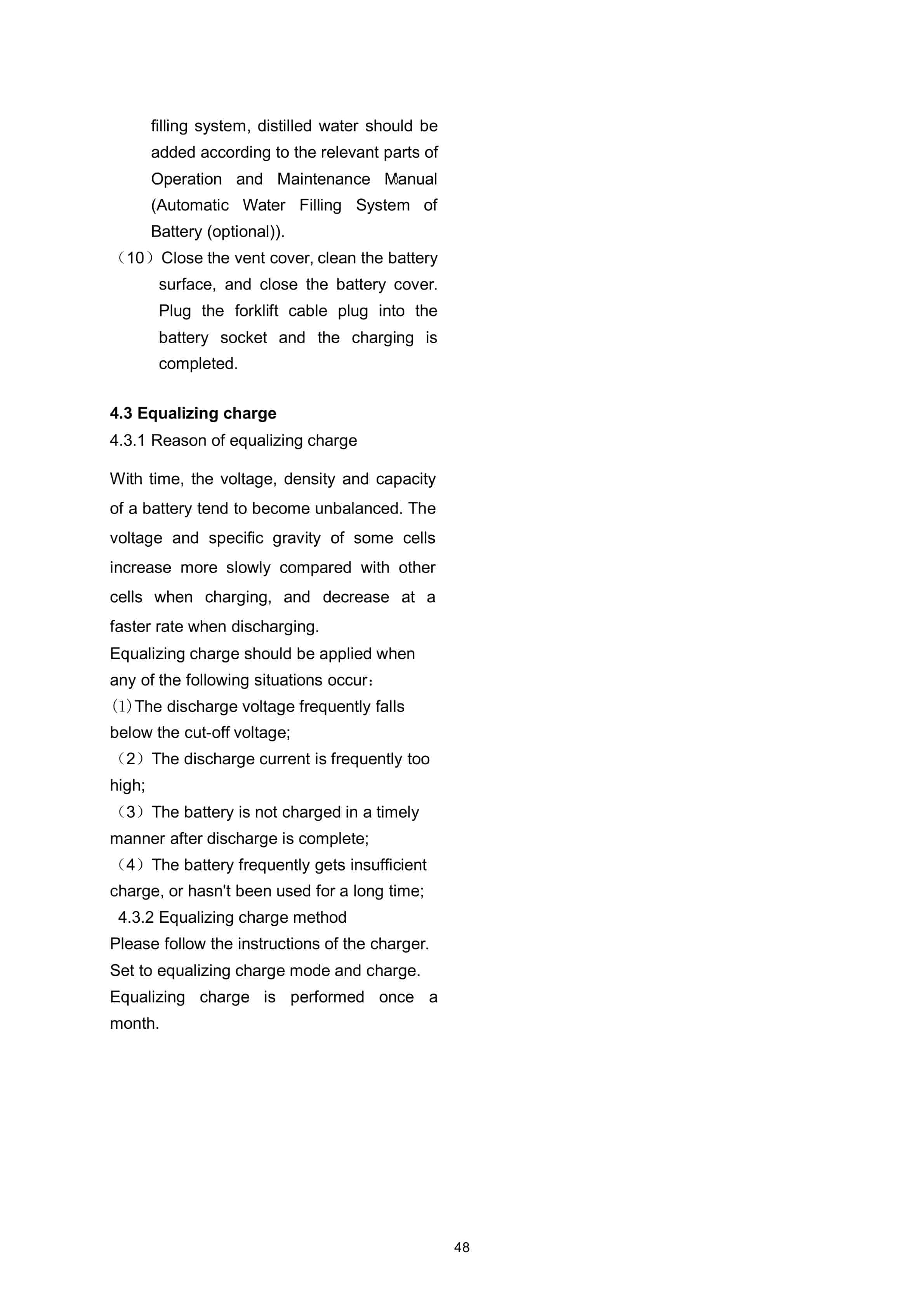 Hangcha QDD70-XD2-L to QDD100-XD2 Operation and Maintenance Manual-4