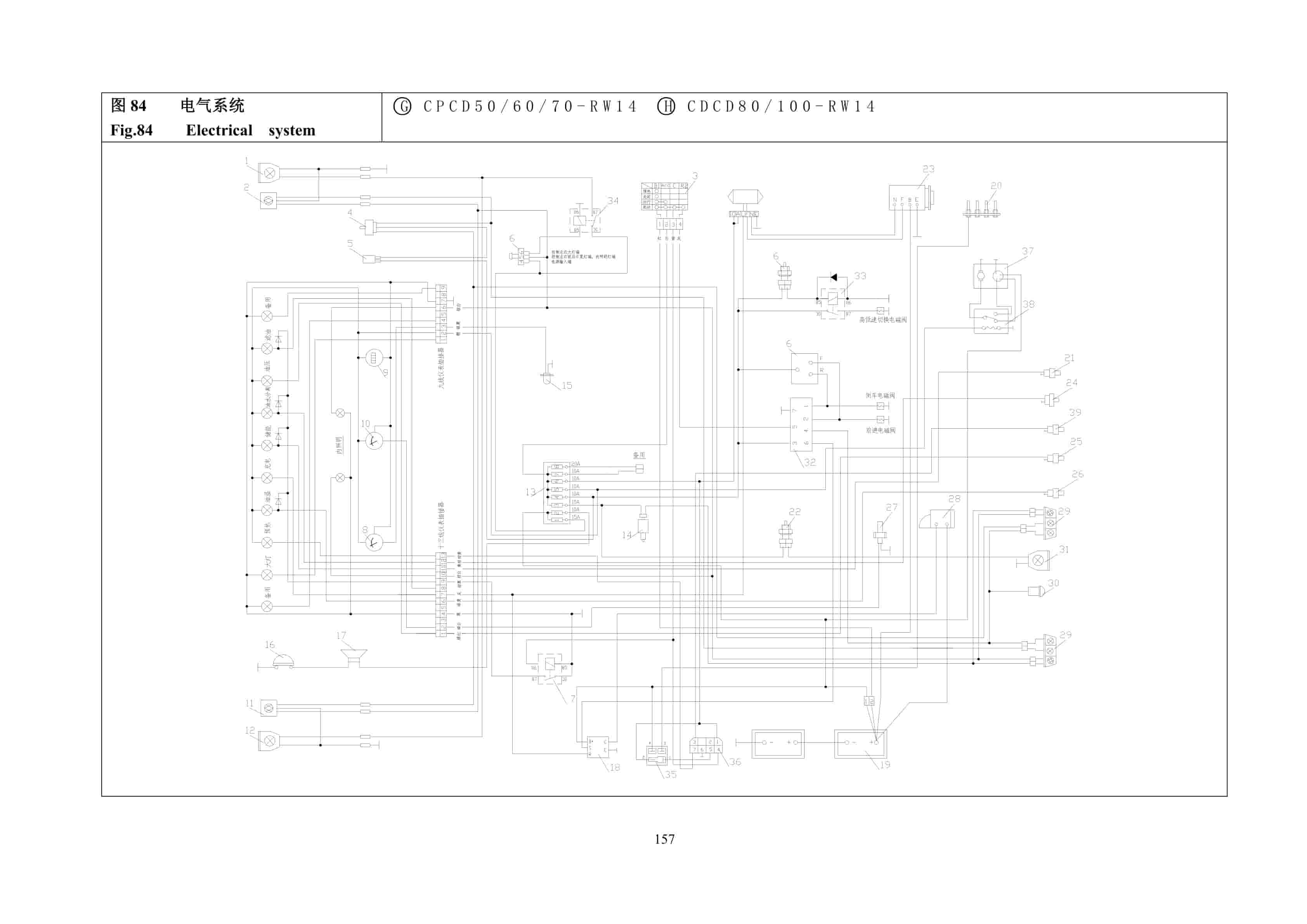 Hangcha R Series 5.0t -10.0t Forklift Parts Catalog-3