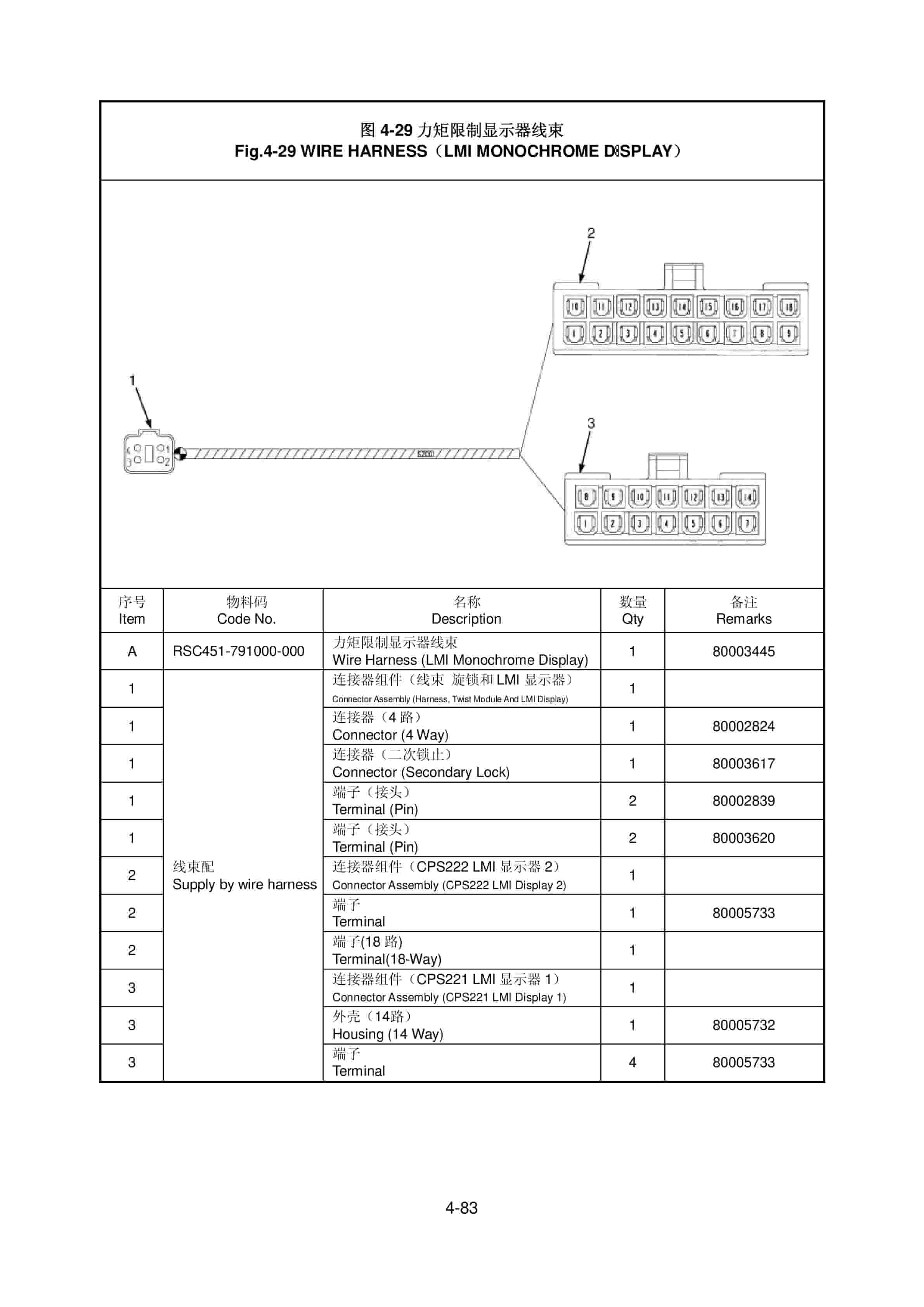 Hangcha RS45-31CH-W45 Container Reach Stacker Parts Catalog-2