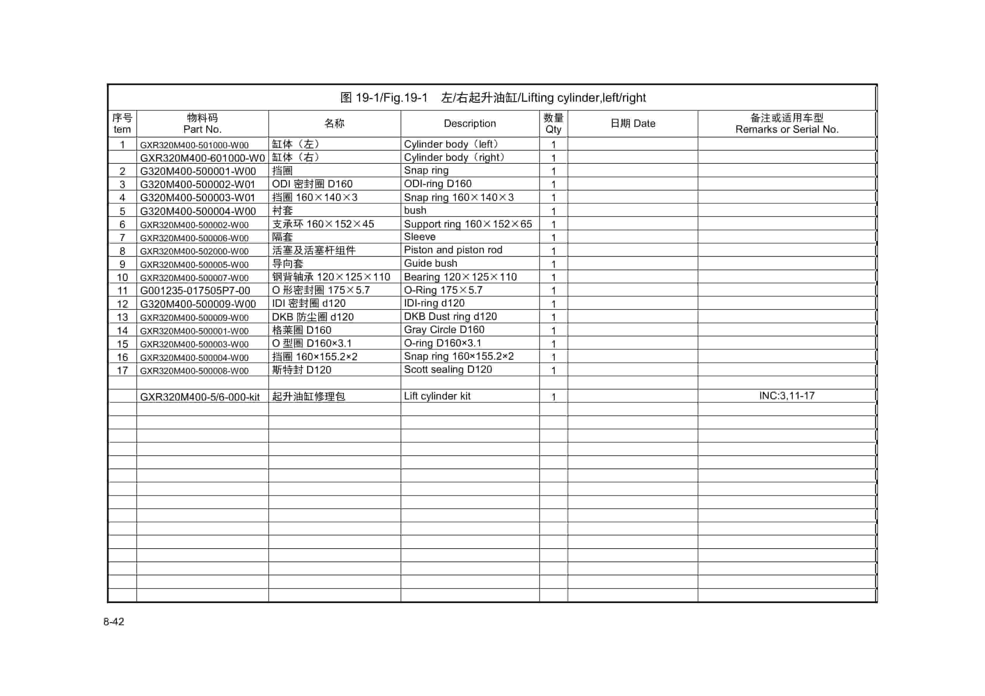 Hangcha X Series 20t-35t Internal Combustion Counterbalanced Forklift Truck Parts Catalog-5