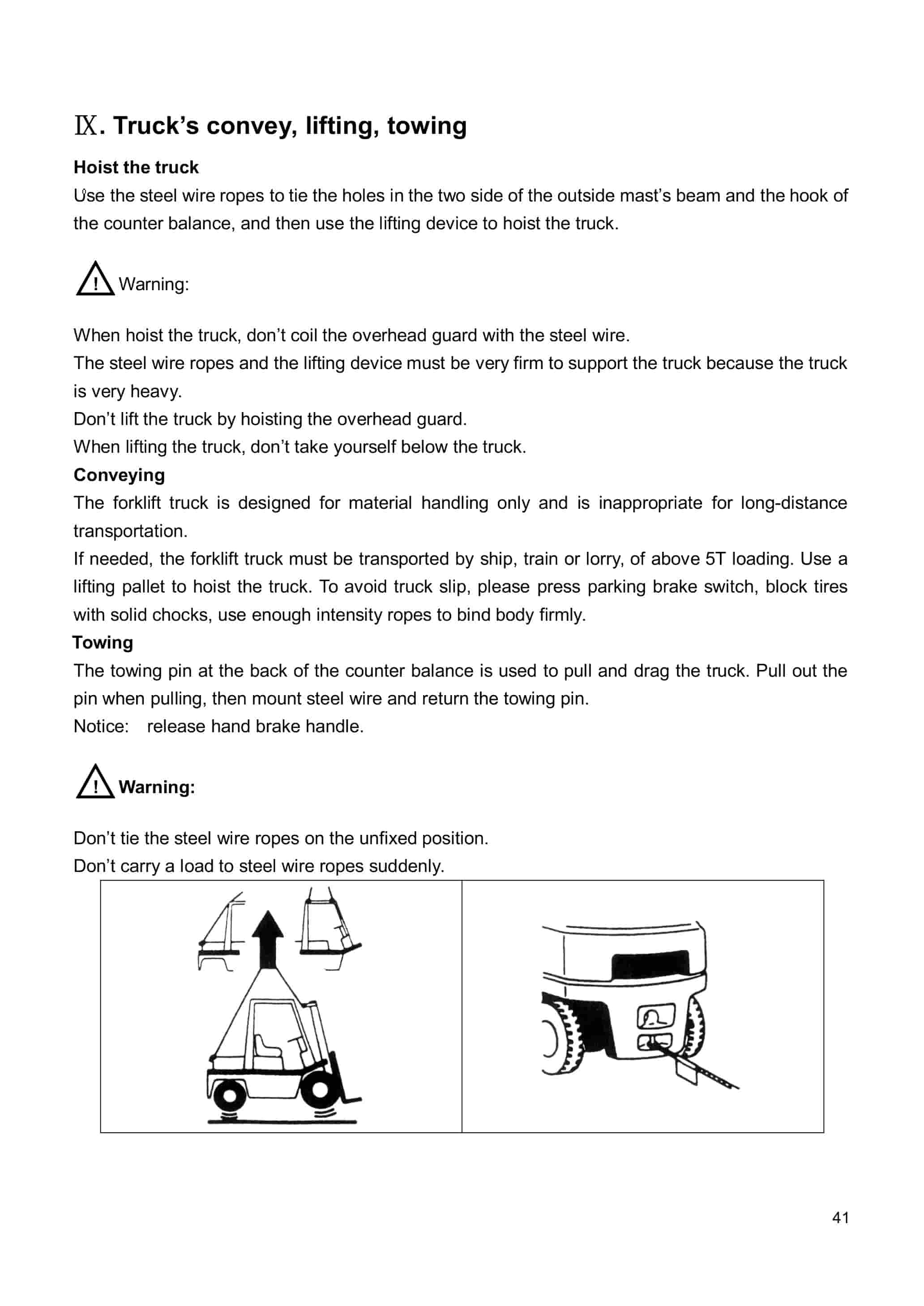 Hangcha X Series Container Forklift Truck Operation and Maintenance Manual-5