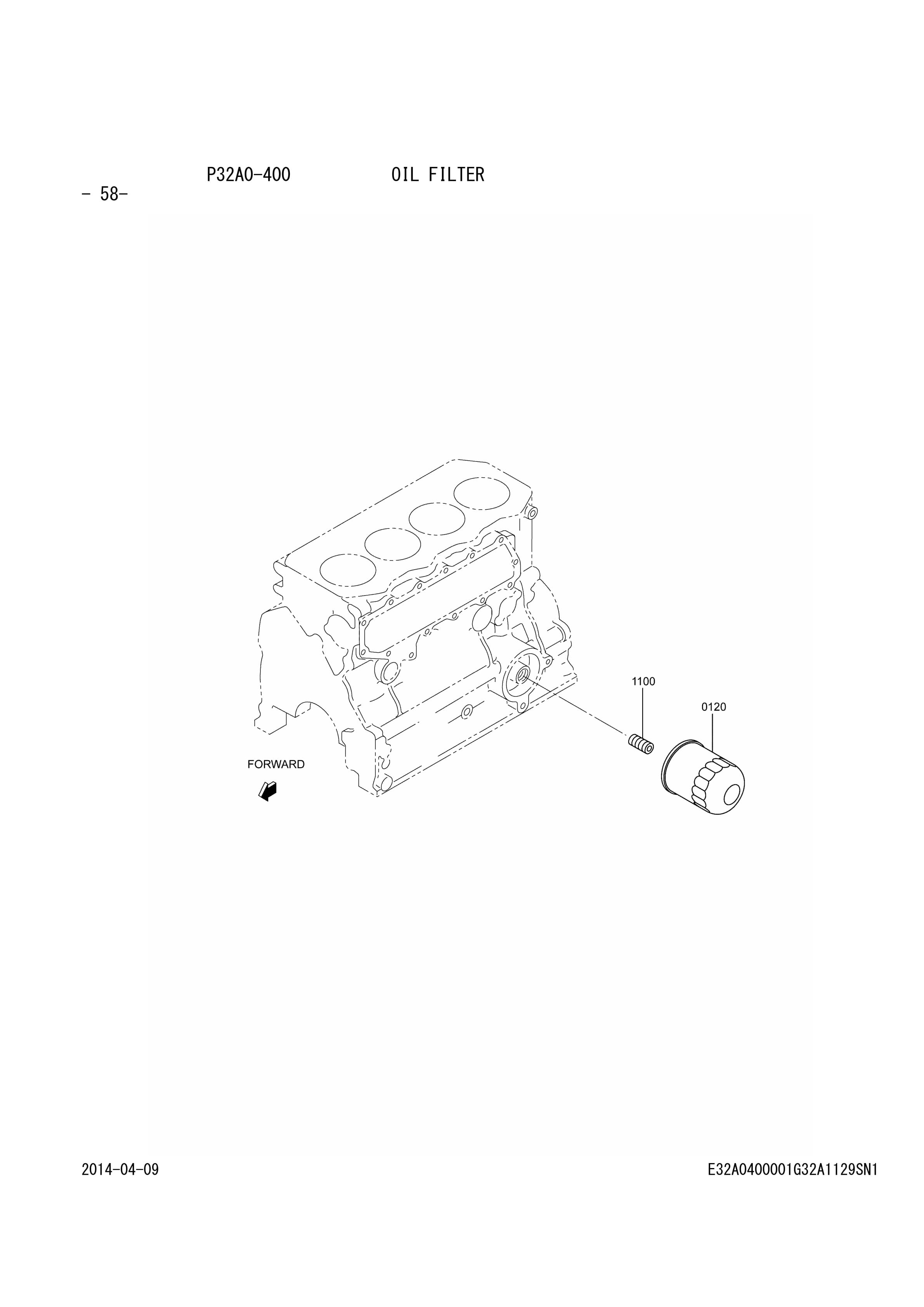 Mitsubishi S4S-Z362CSFL Diesel Engine Parts Catalog 98615-C3500-2