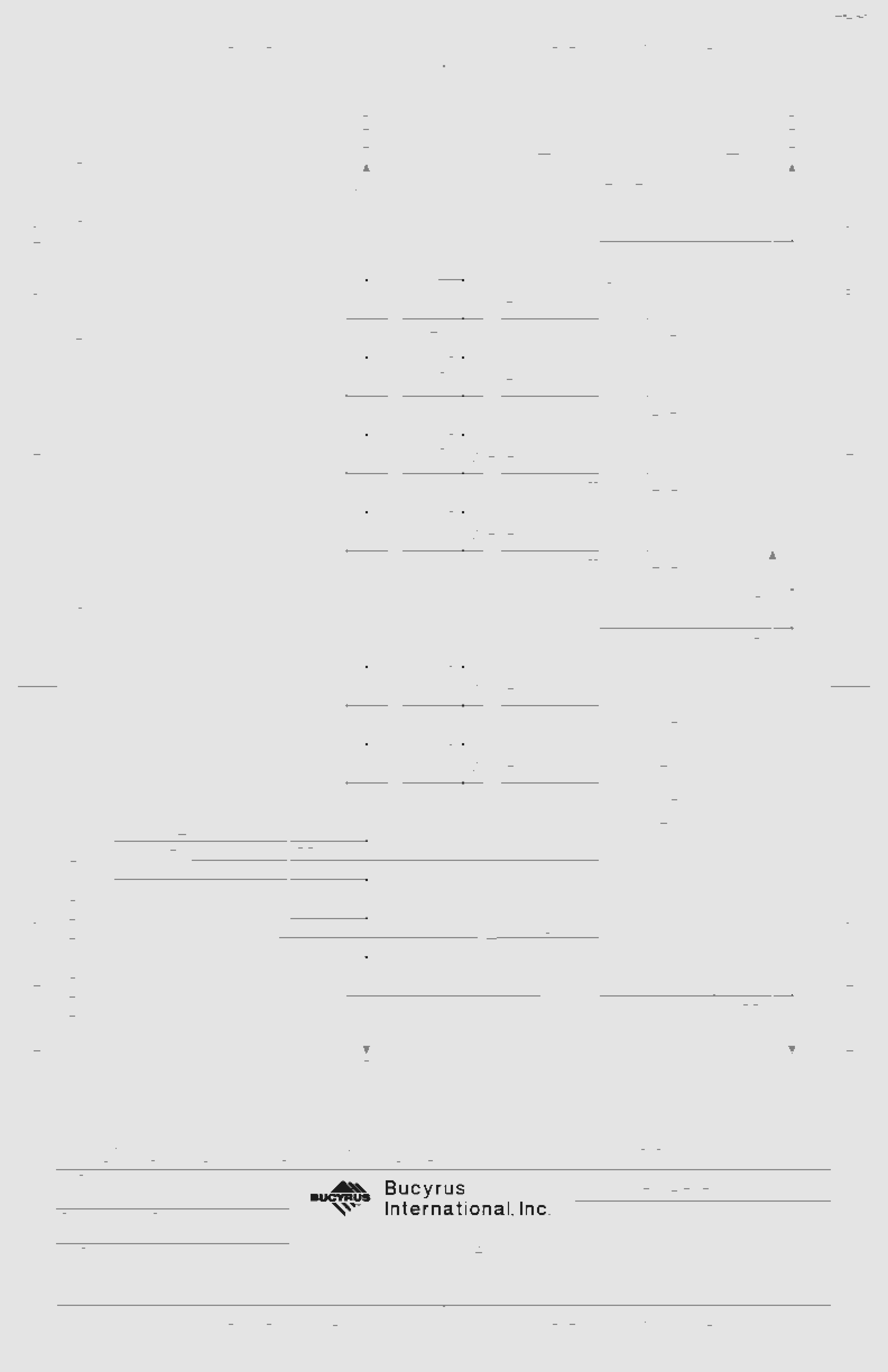 Bucyrus 495HD Electrical Schematic EM027941-2